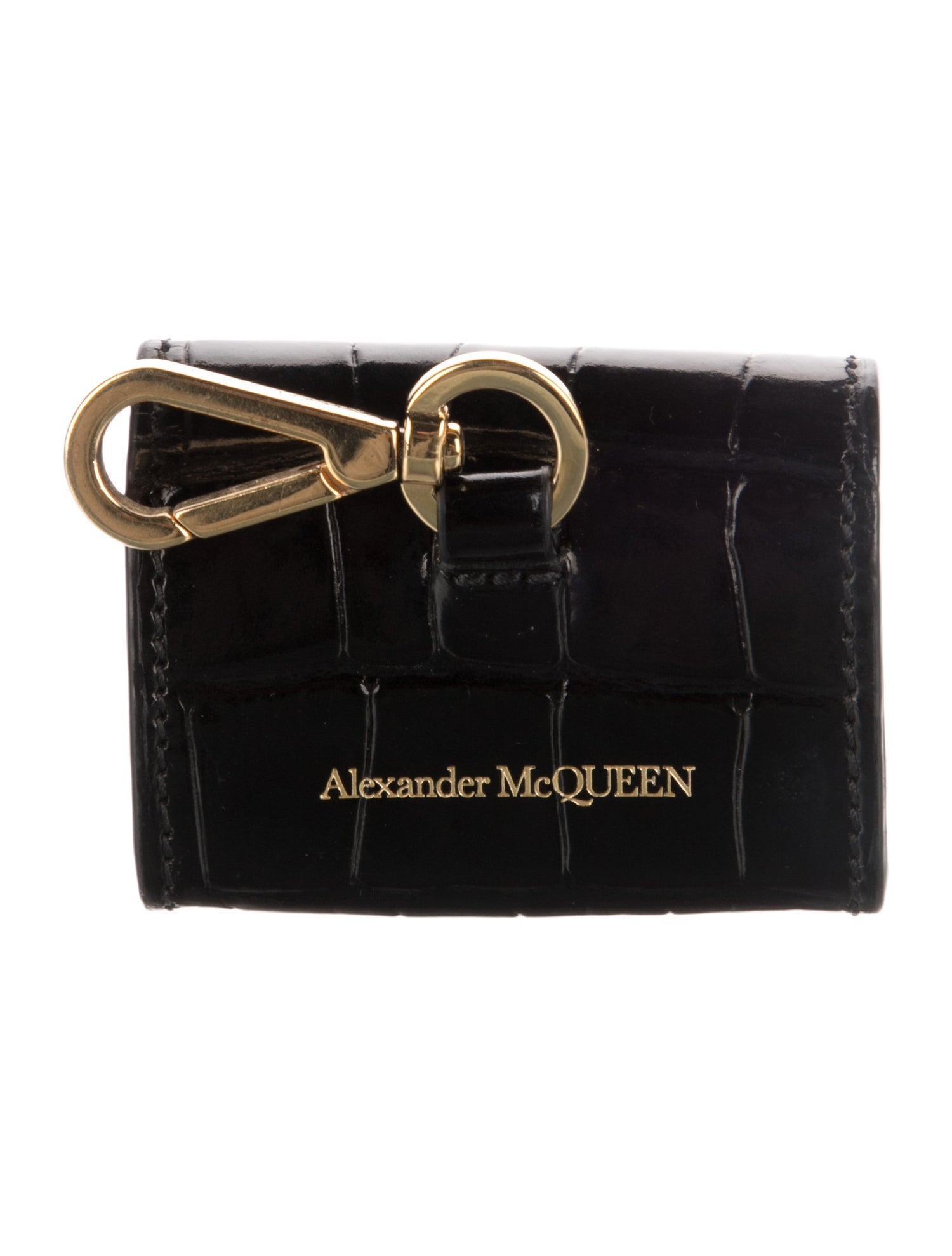 Alexander McQueen Embossed Leather Airpod Pro Case