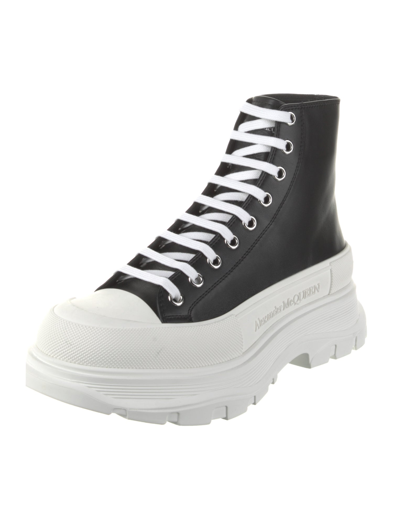 Alexander McQueen Leather Sneakers w/ Tags