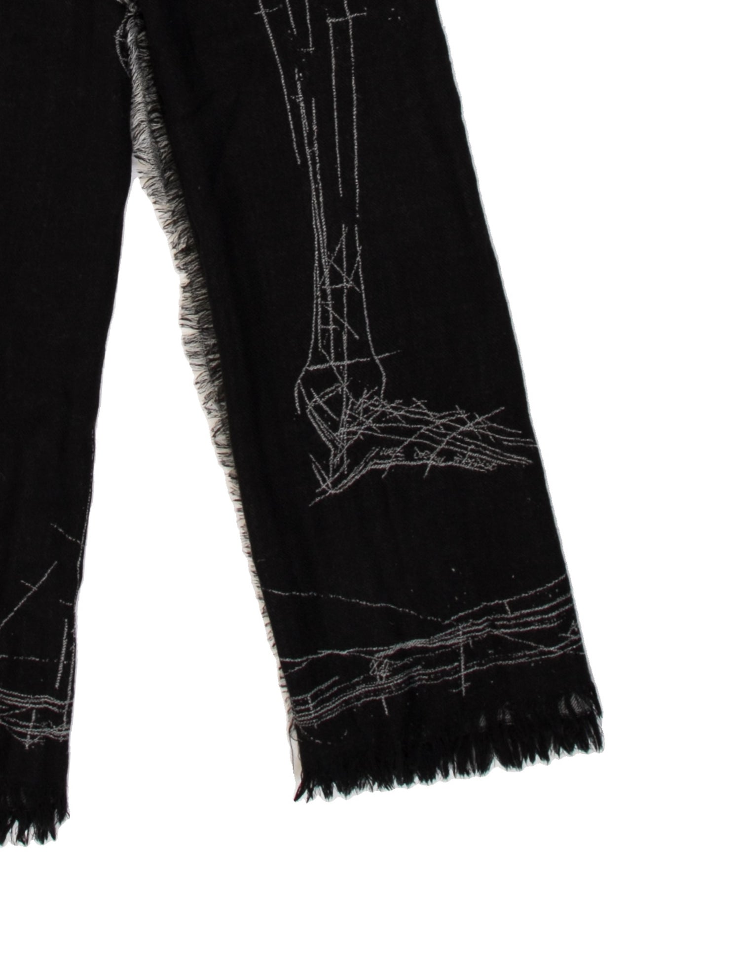 Alexander McQueen Wool Printed Scarf
