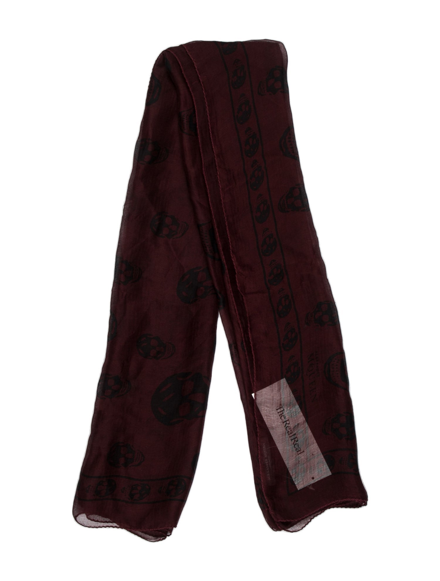 Alexander McQueen Silk Skull Scarf