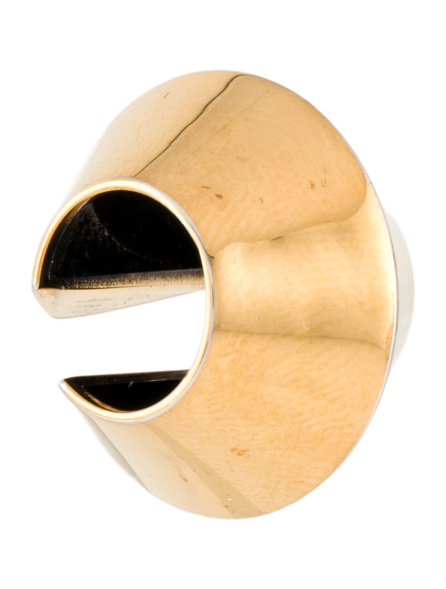 Alexander McQueen Hexagonal Mono Ear Cuff