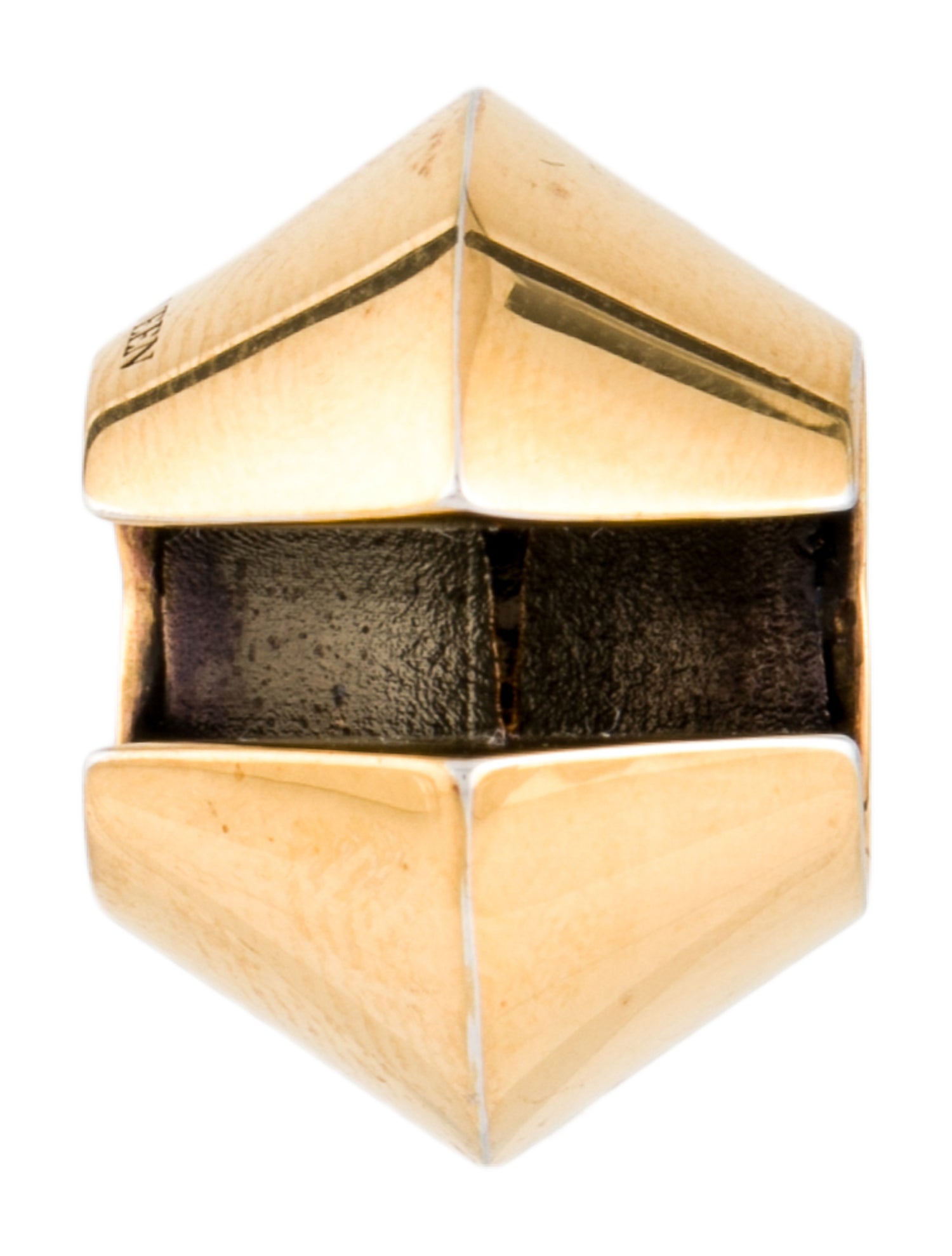 Alexander McQueen Hexagonal Mono Ear Cuff