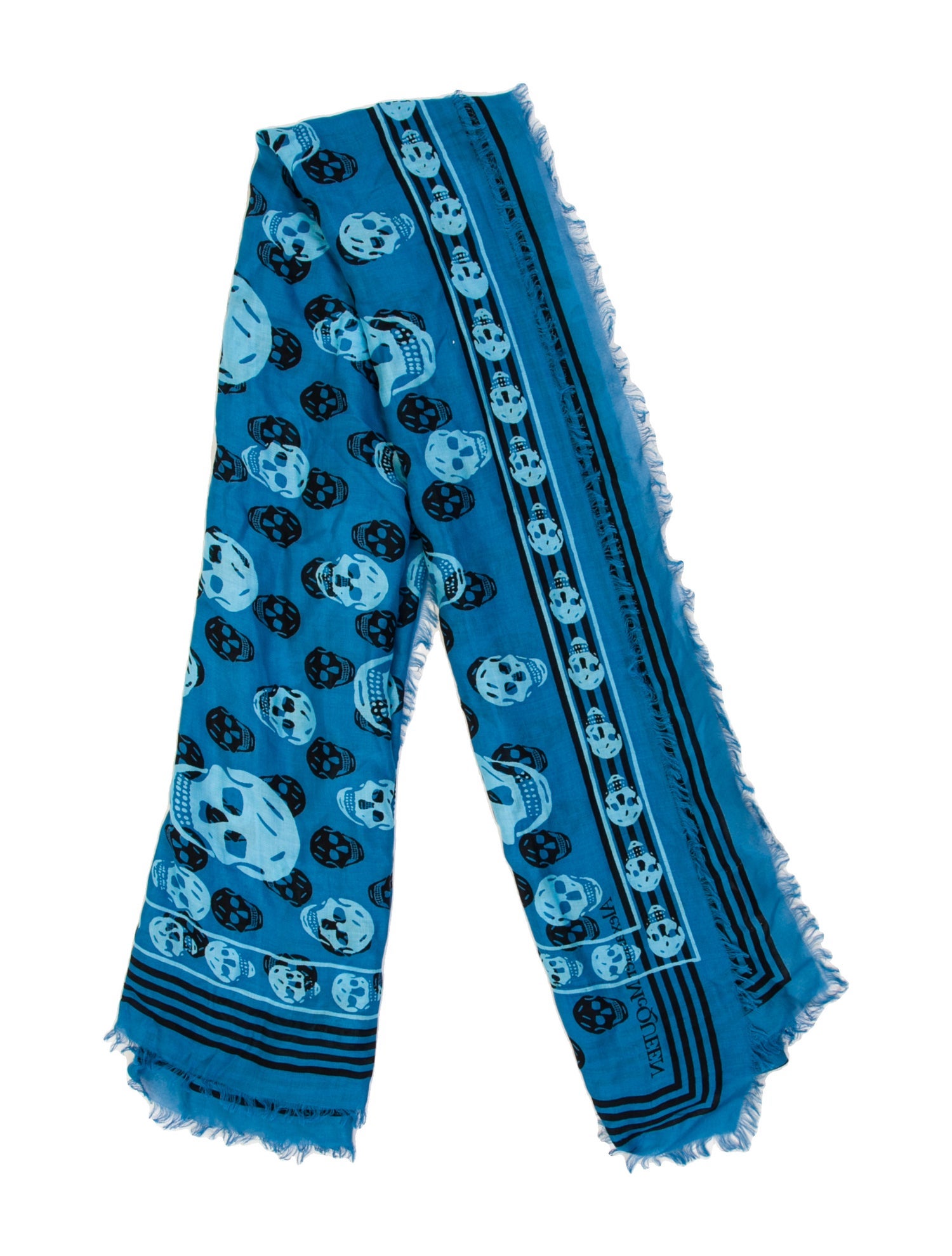 Alexander McQueen Silk Printed Scarf