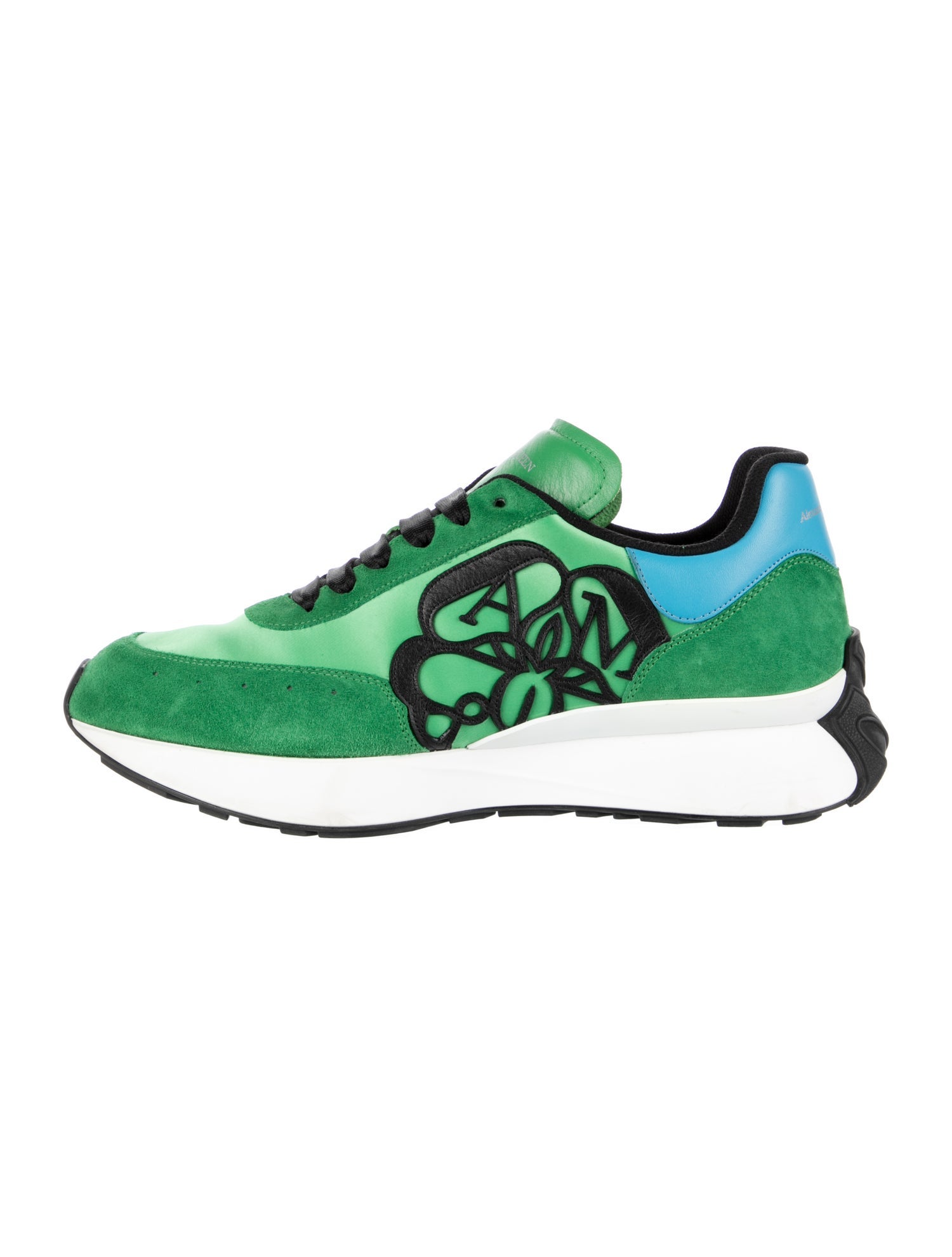 Alexander McQueen Suede Printed Sneakers