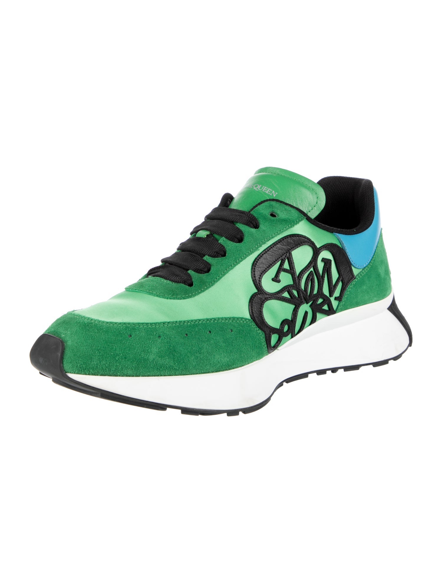 Alexander McQueen Suede Printed Sneakers