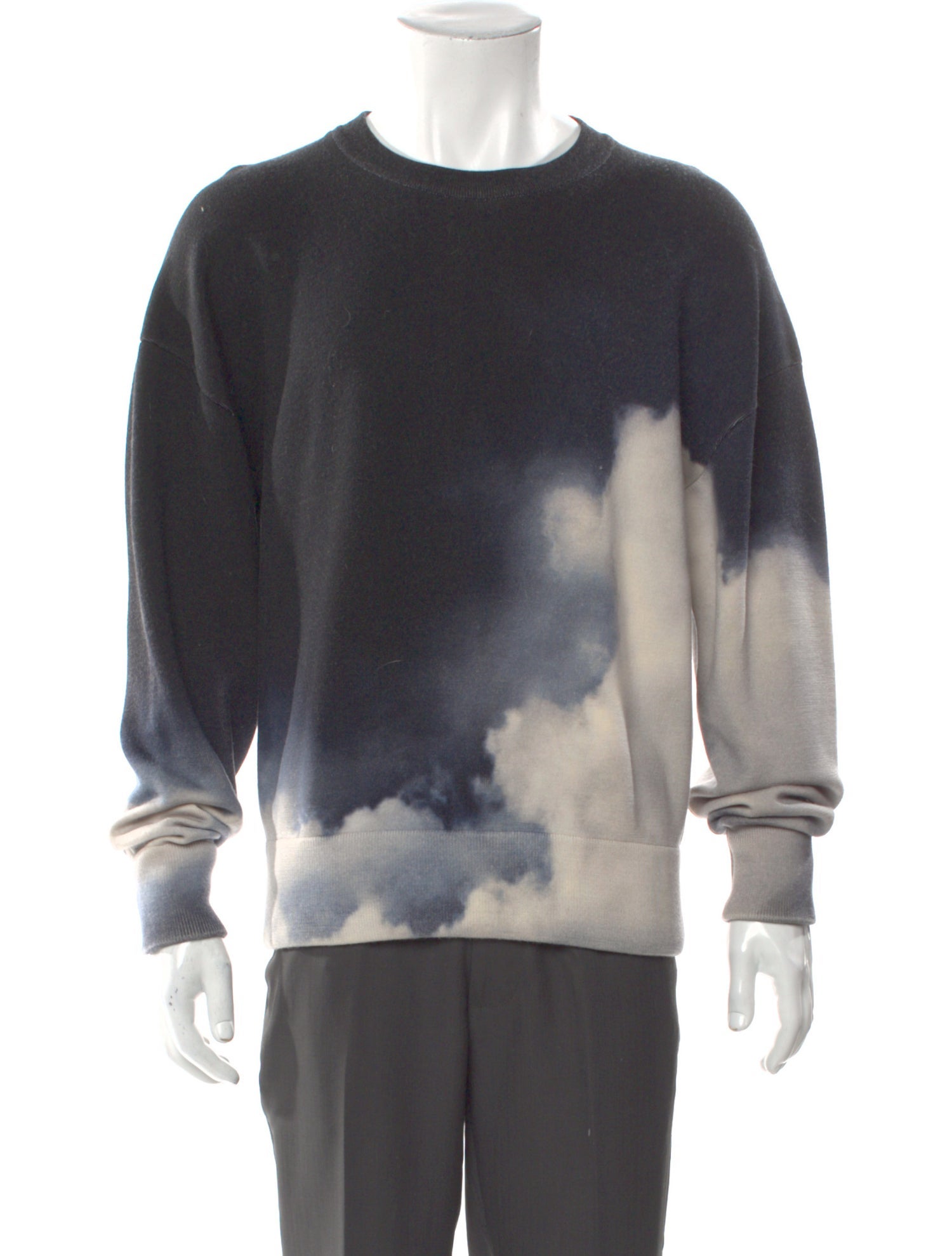 Alexander McQueen Wool Tie-Dye Print Pullover