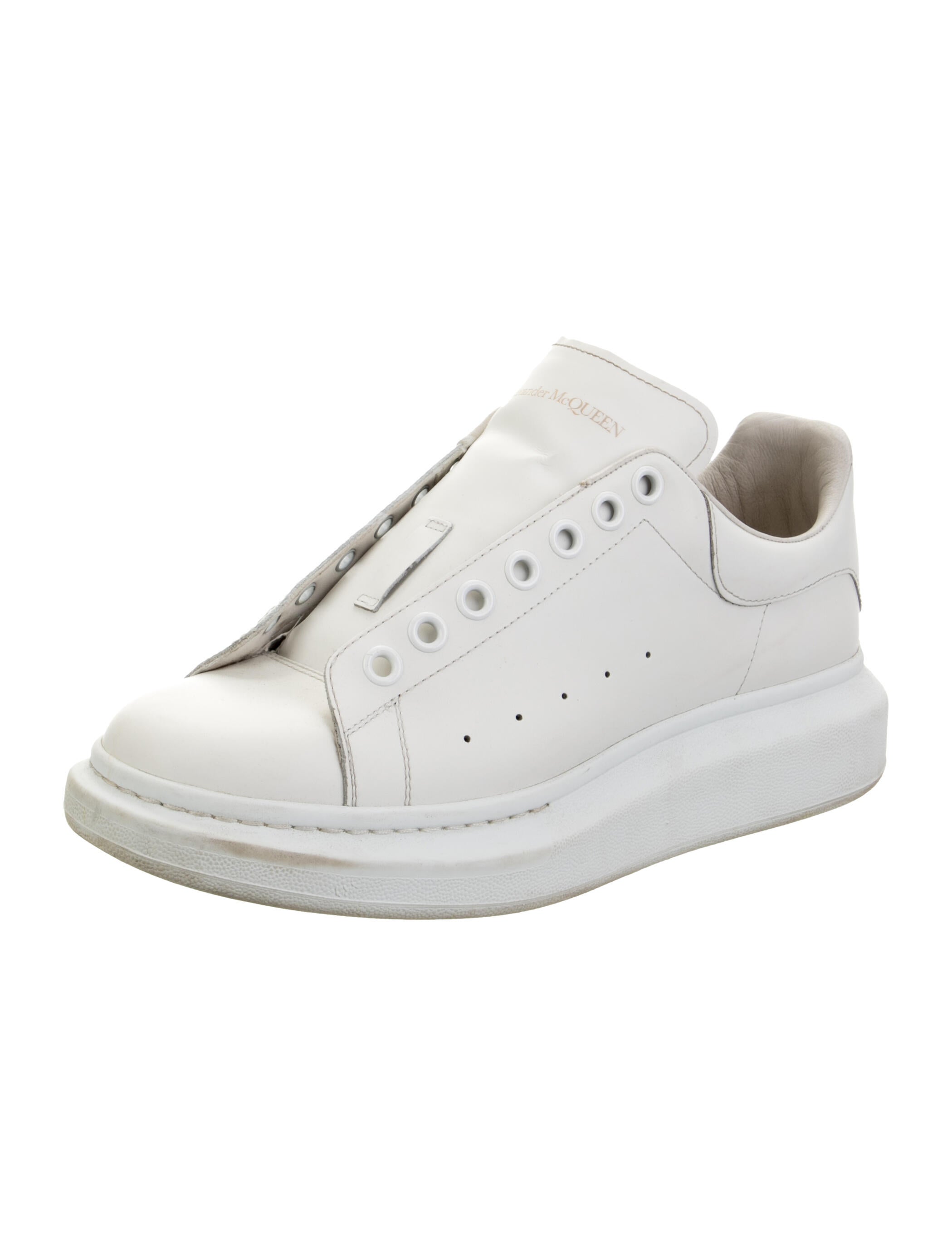 Alexander McQueen Leather Chunky Sneakers