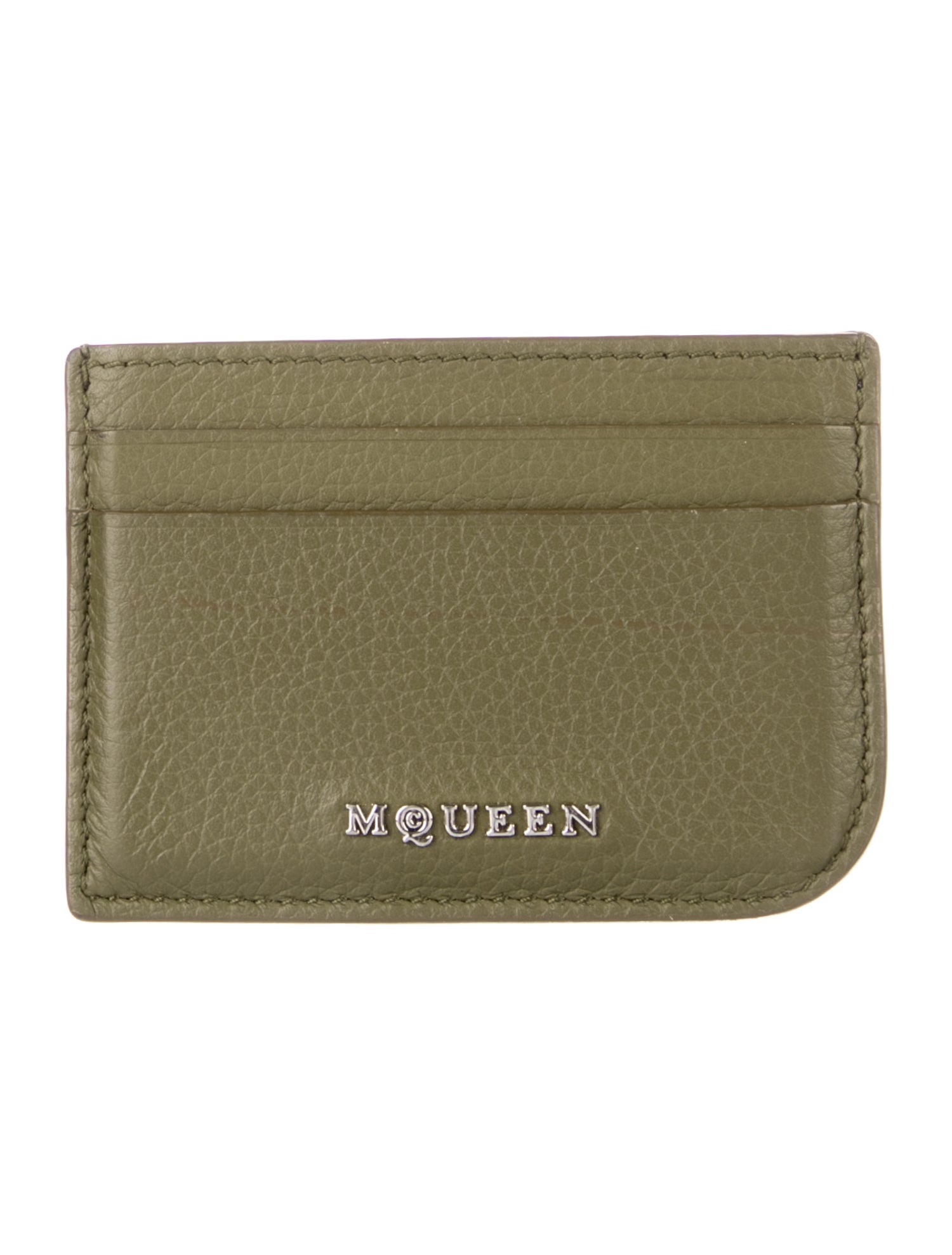 Alexander McQueen Leather Card Holder