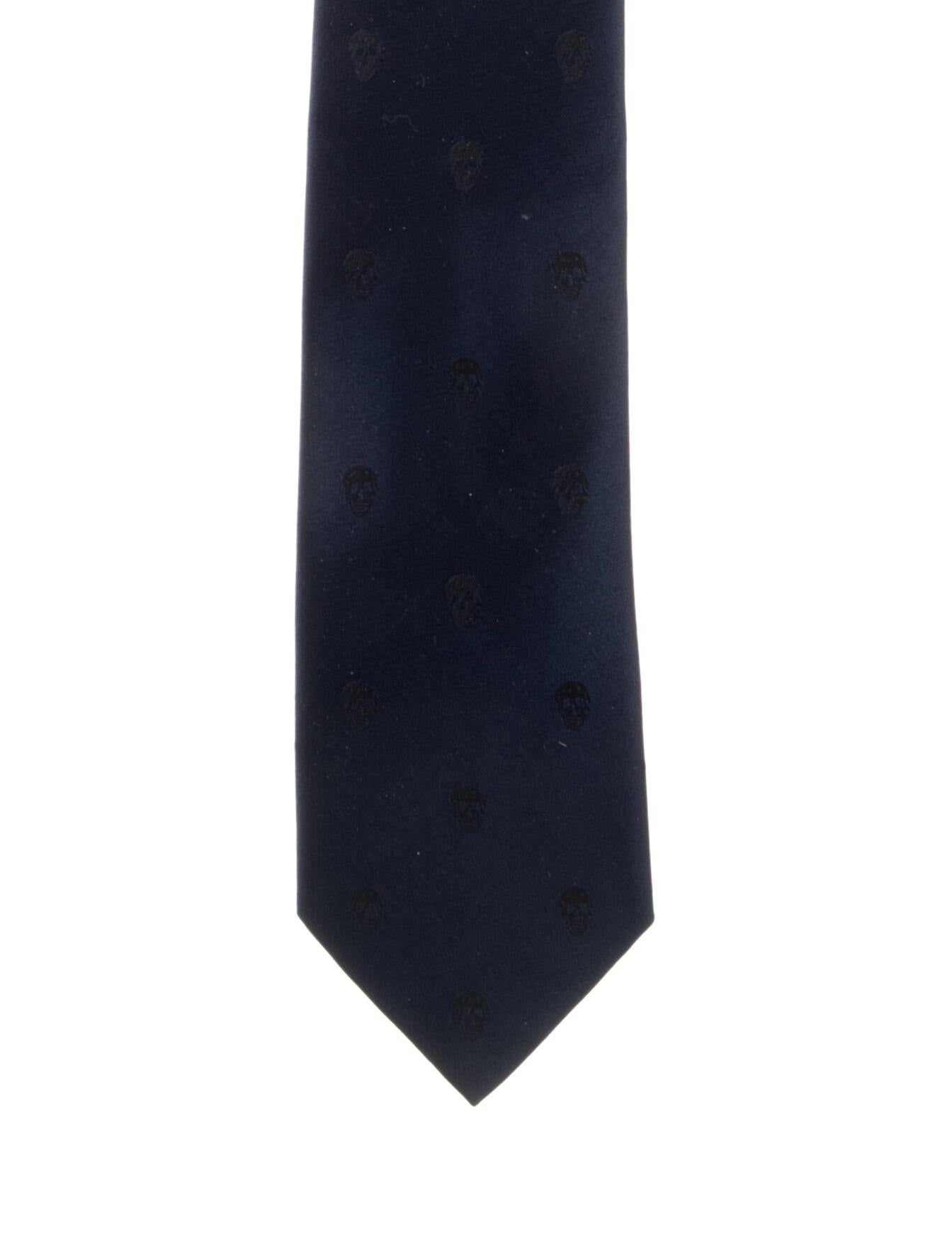 Alexander McQueen Men's Pattern Printed Silk Tie