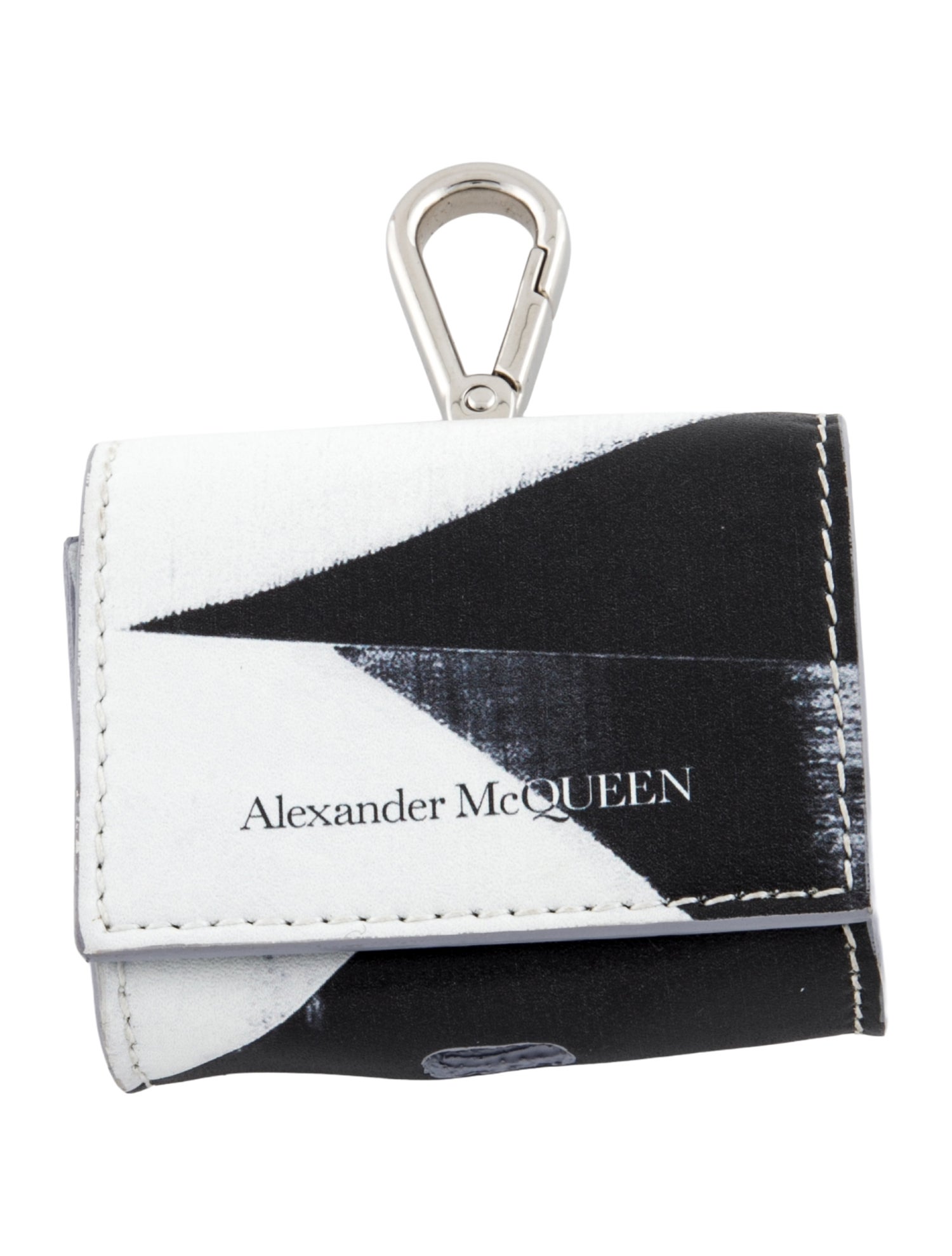 Alexander McQueen Patterned Leather Airpod Case