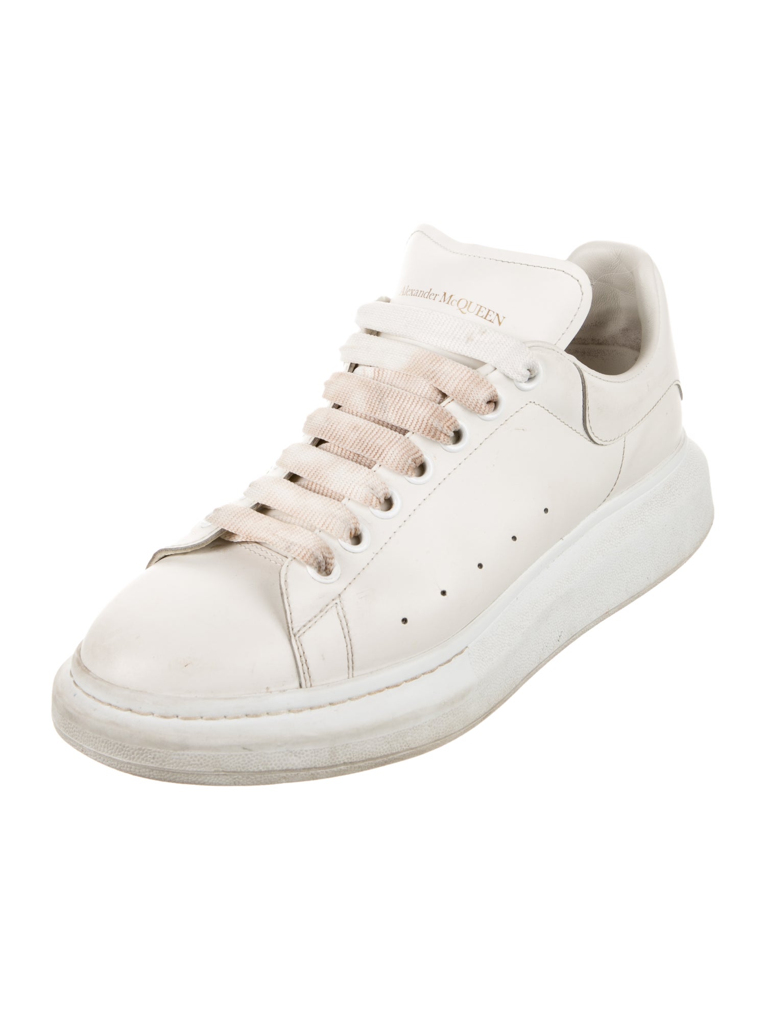 Alexander McQueen Leather Chunky Sneakers