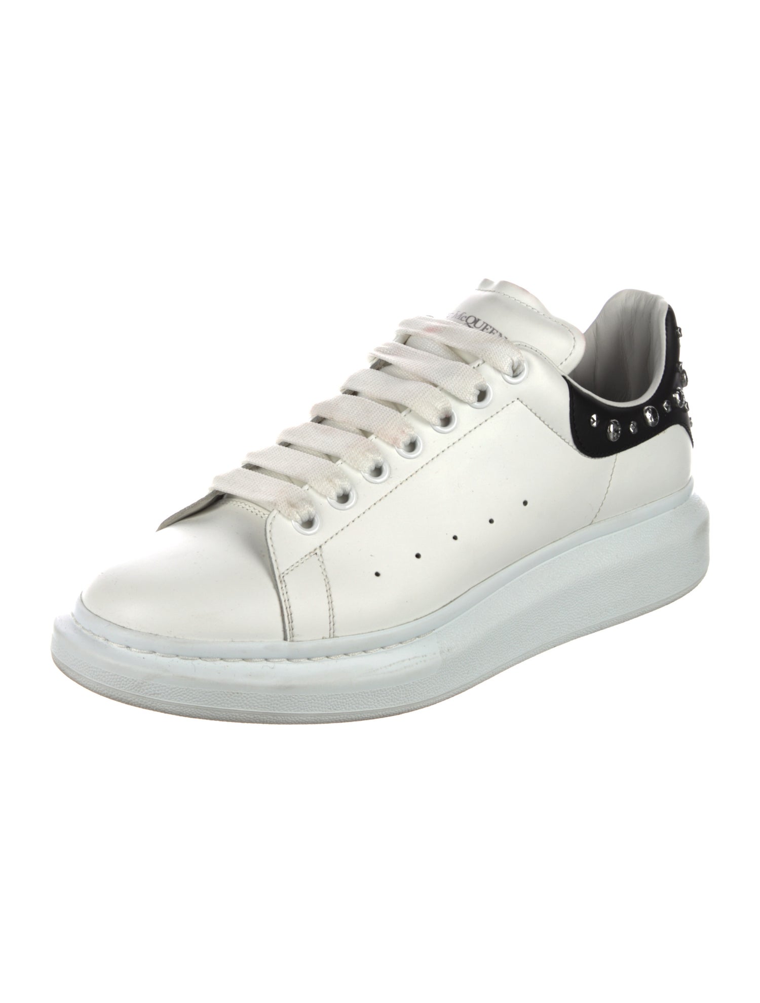 Alexander McQueen Leather Studded Accents Chunky Sneakers
