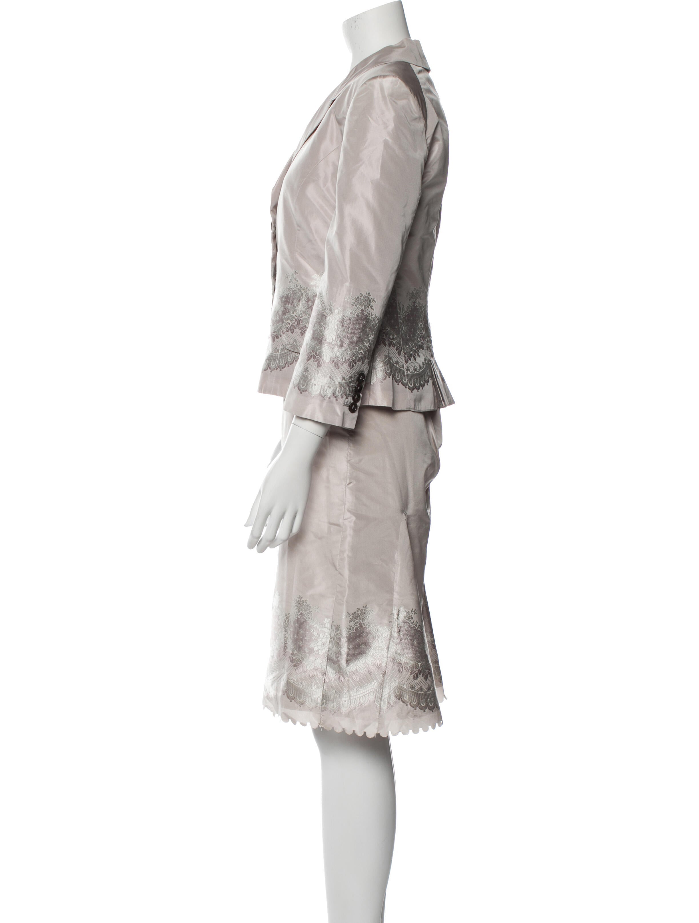 Alexander McQueen Vintage 2005 Skirt Set