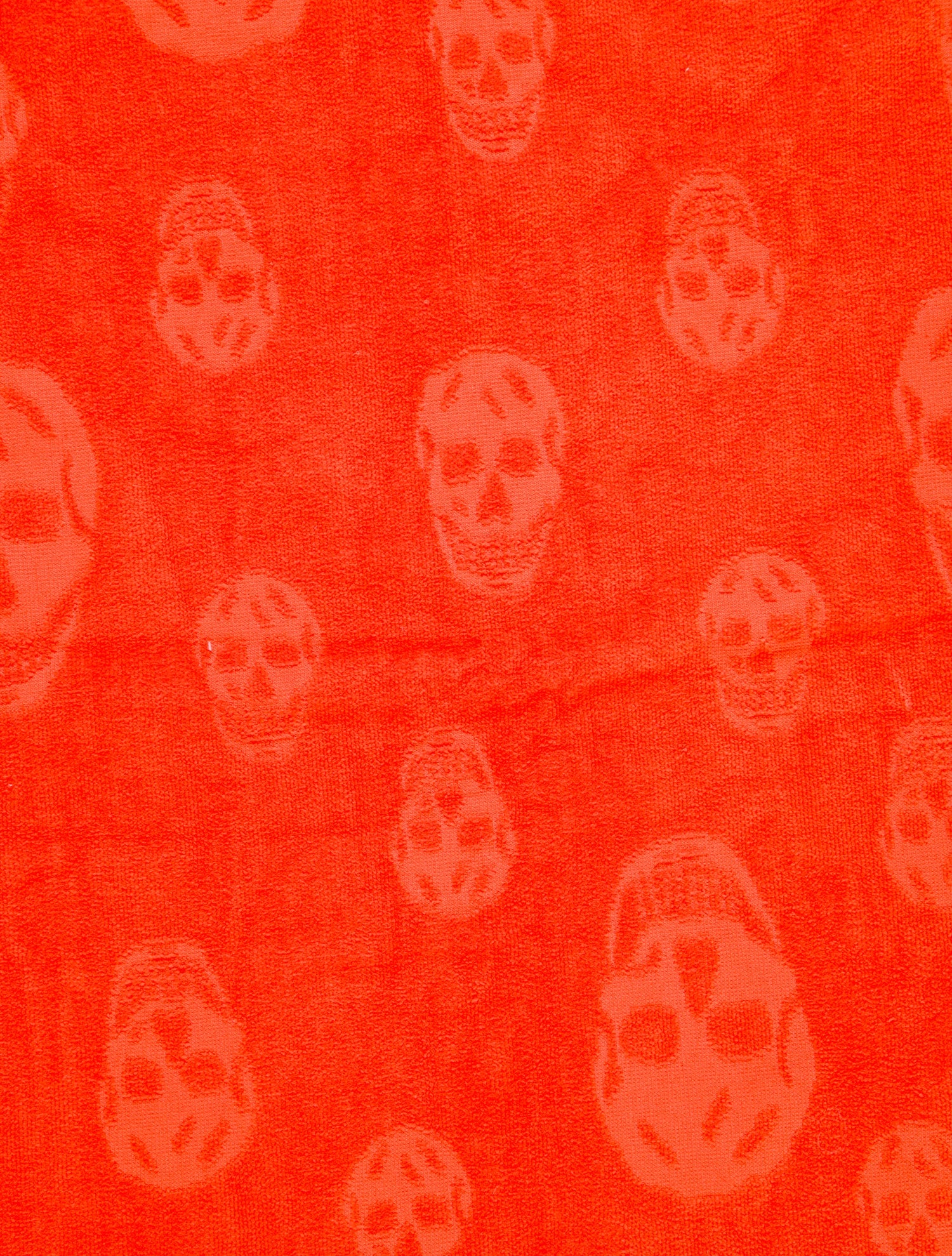 Alexander McQueen Cotton Skulls Towel