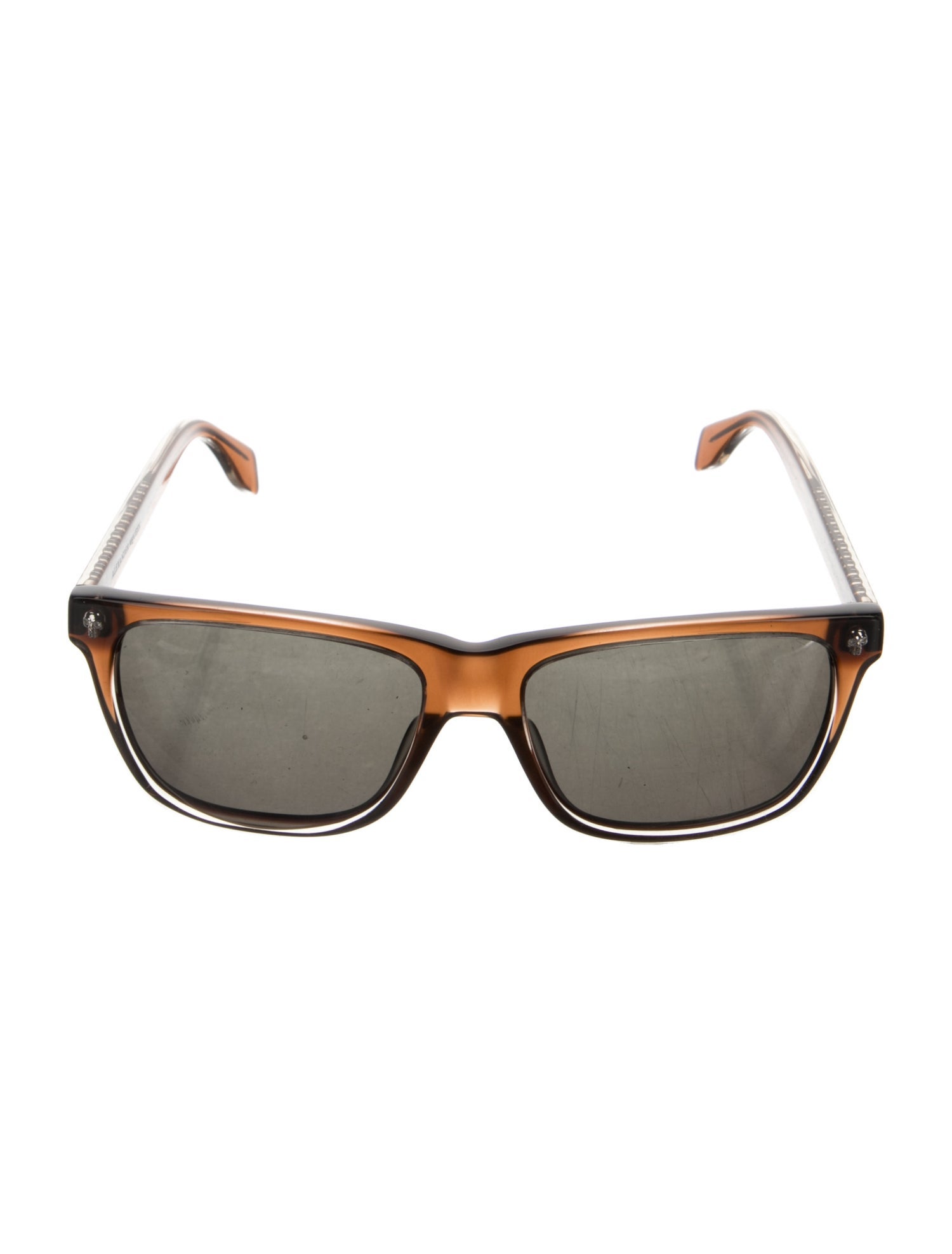 Alexander McQueen Wayfarer Tinted Sunglasses