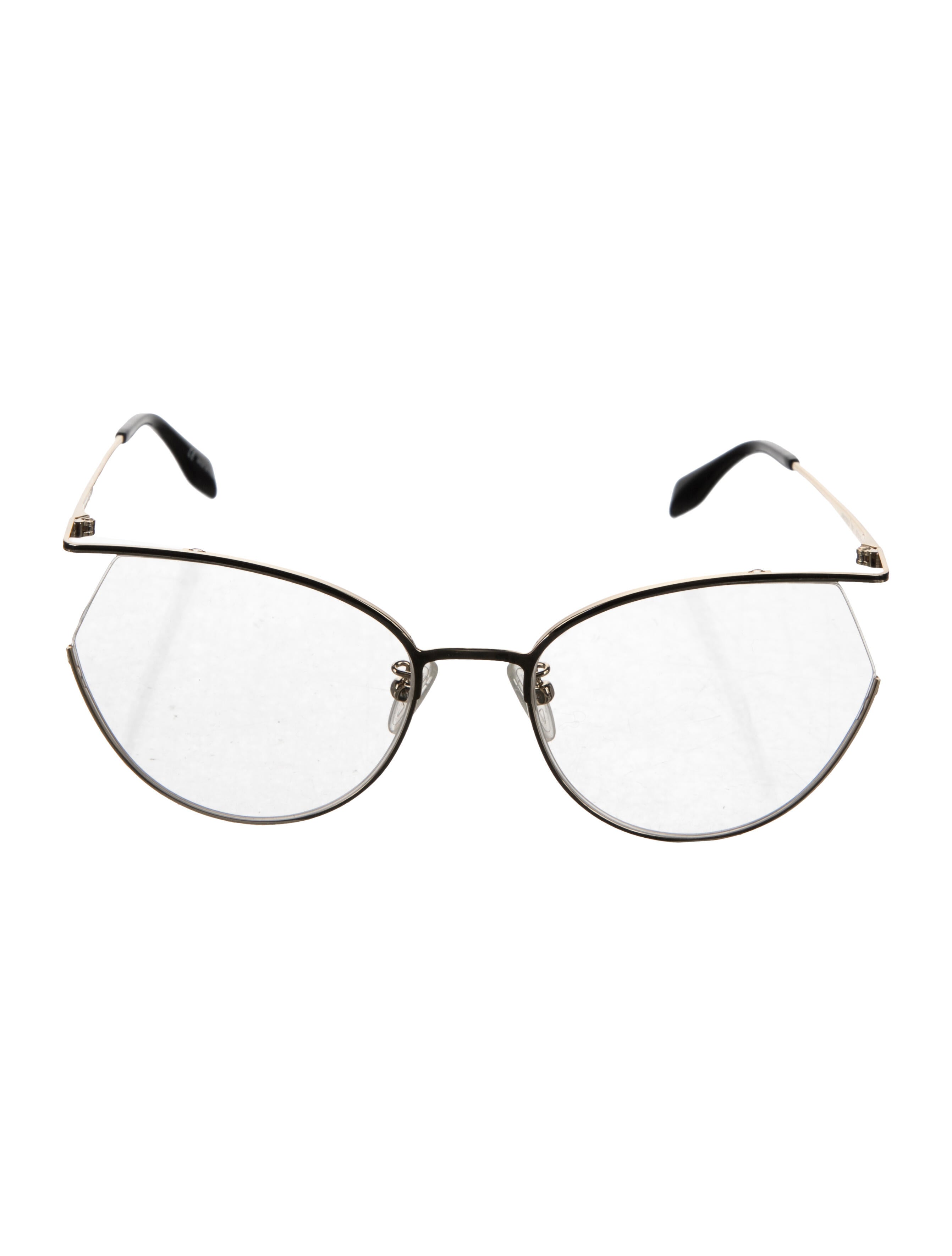 Alexander McQueen Round Eyeglasses