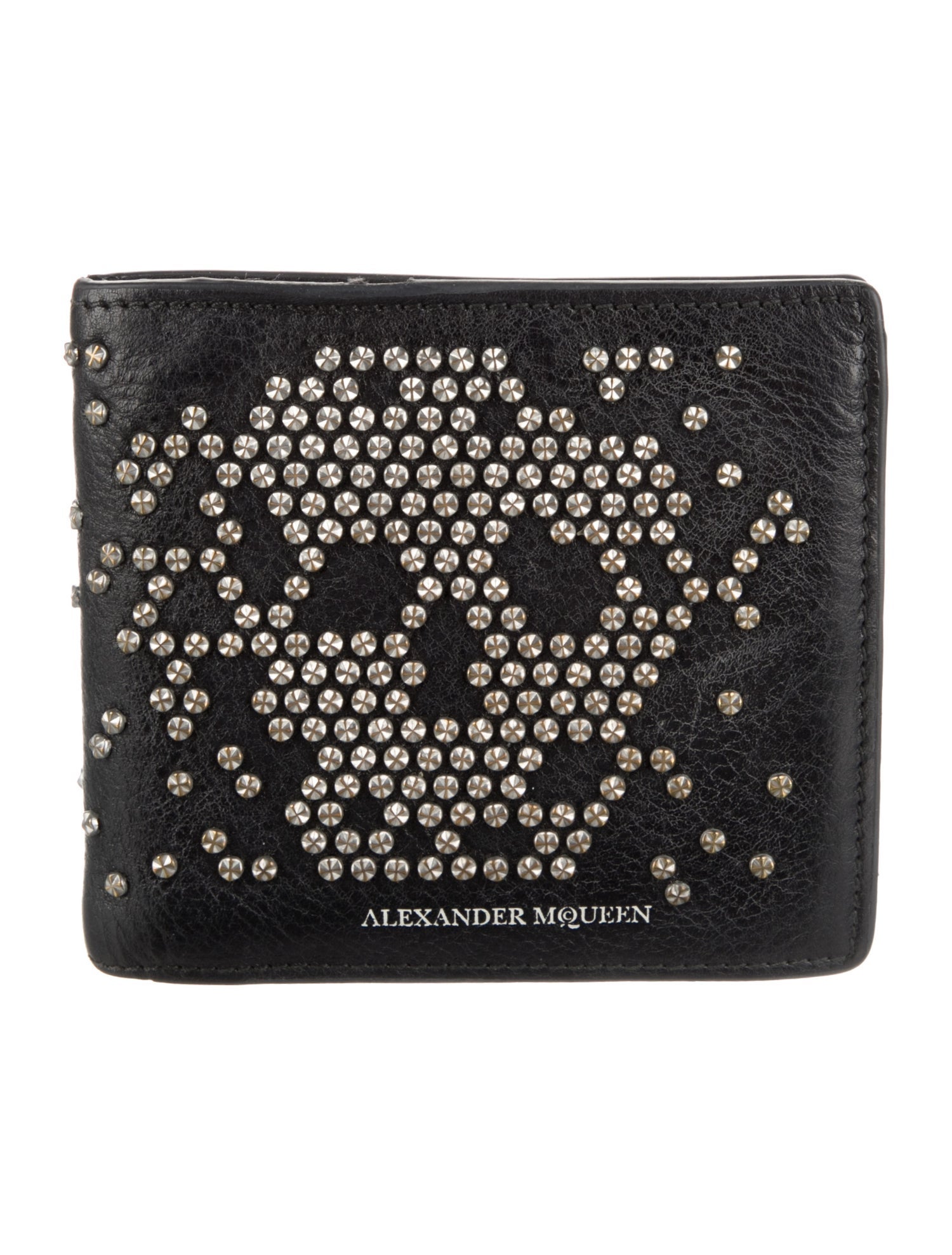 Alexander McQueen Skull Leather Bifold Wallet