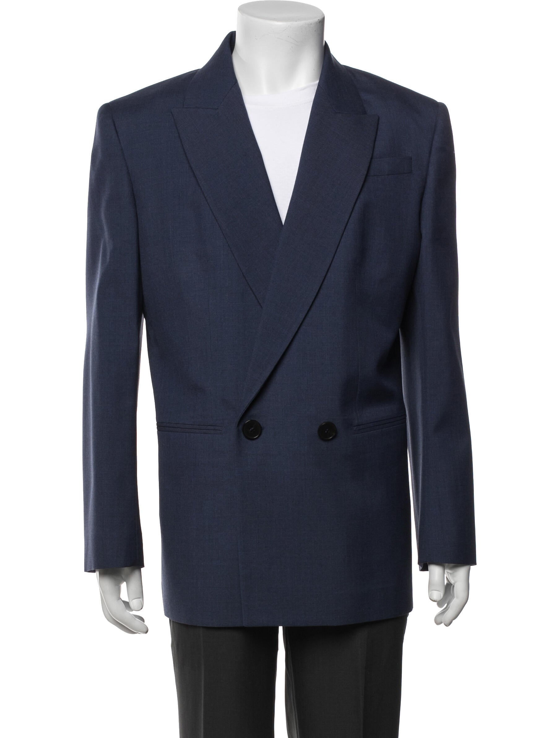Alexander McQueen Wool Pleated Accents Blazer