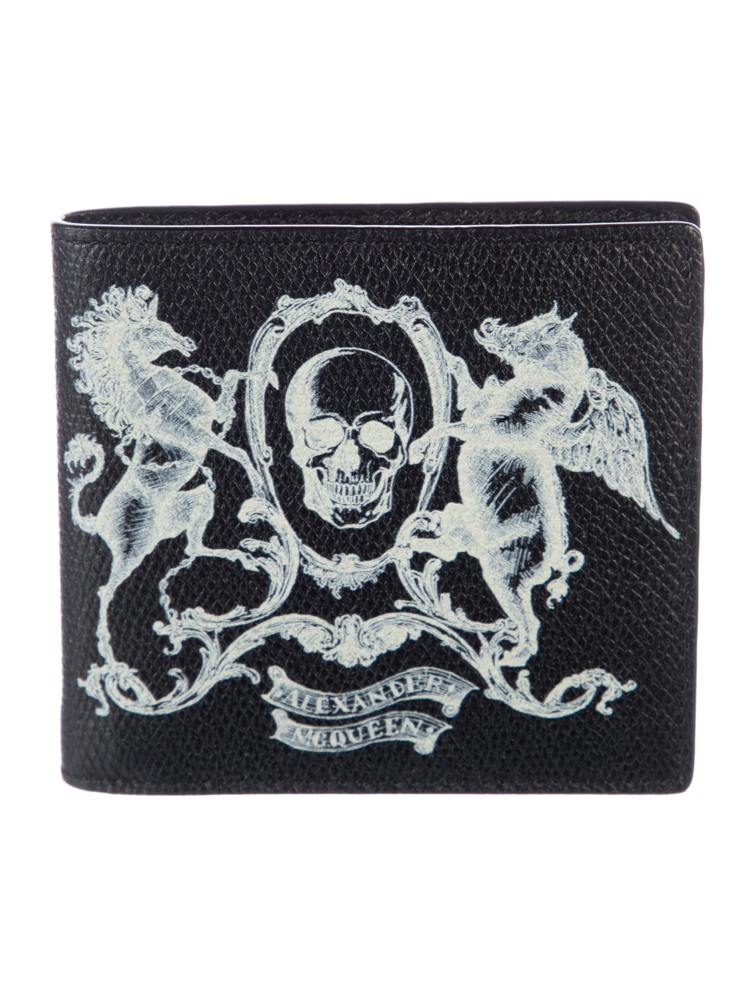 Alexander McQueen Skull Leather Bifold Wallet