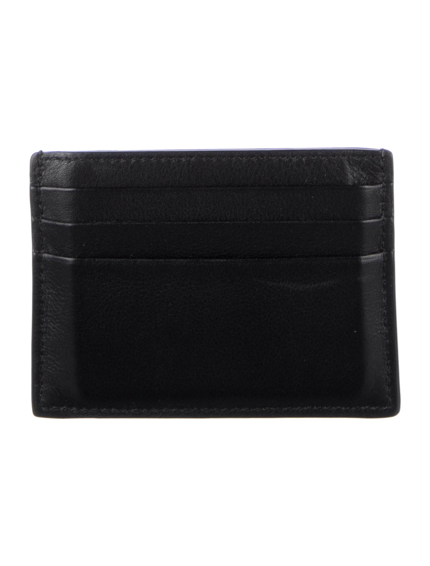 Alexander McQueen Leather Graphic Print Card Holder w/ Tags