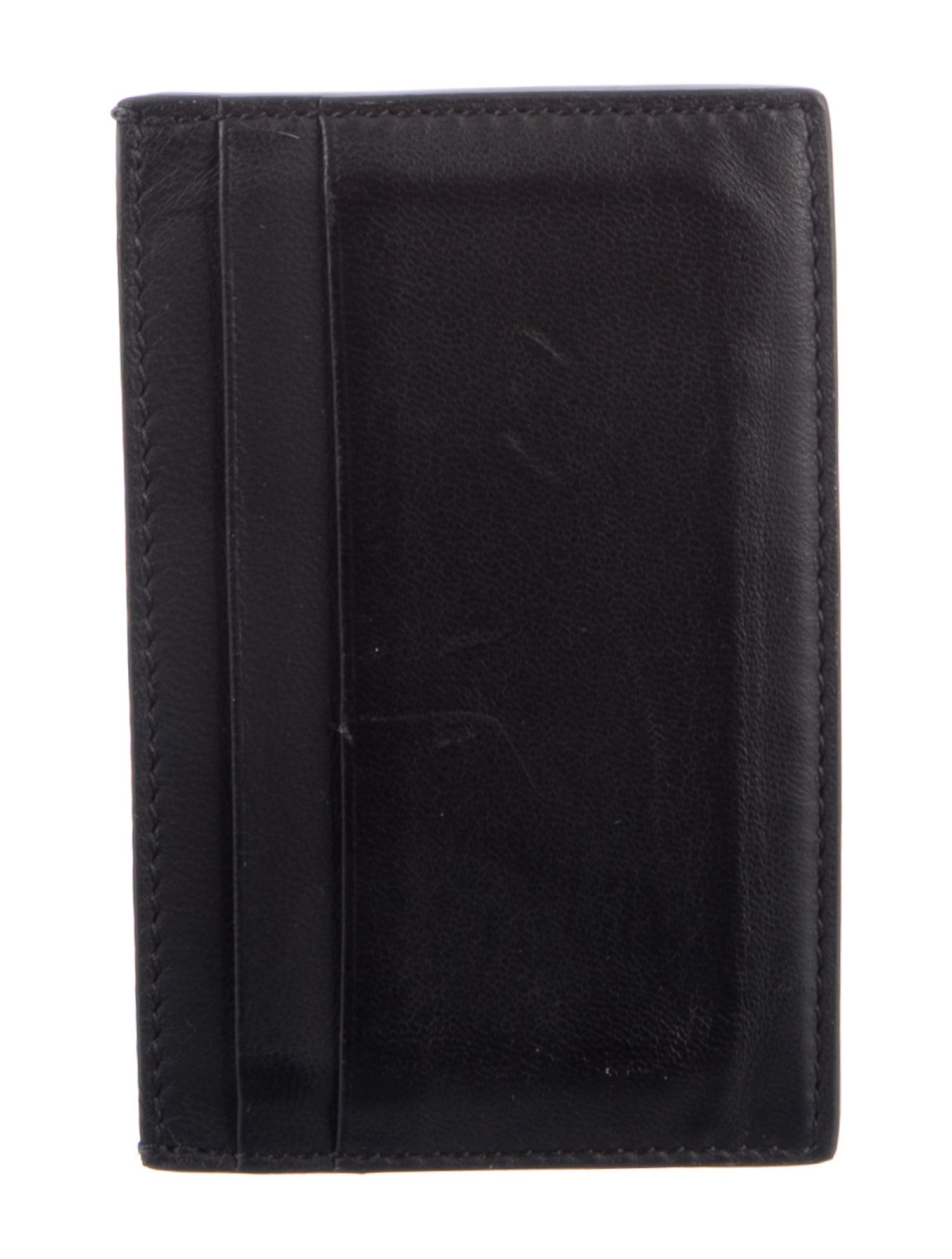 Alexander McQueen Leather Printed Card Holder