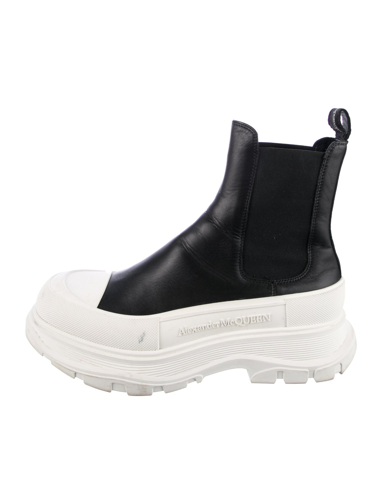 Alexander McQueen Leather Sock Sneakers