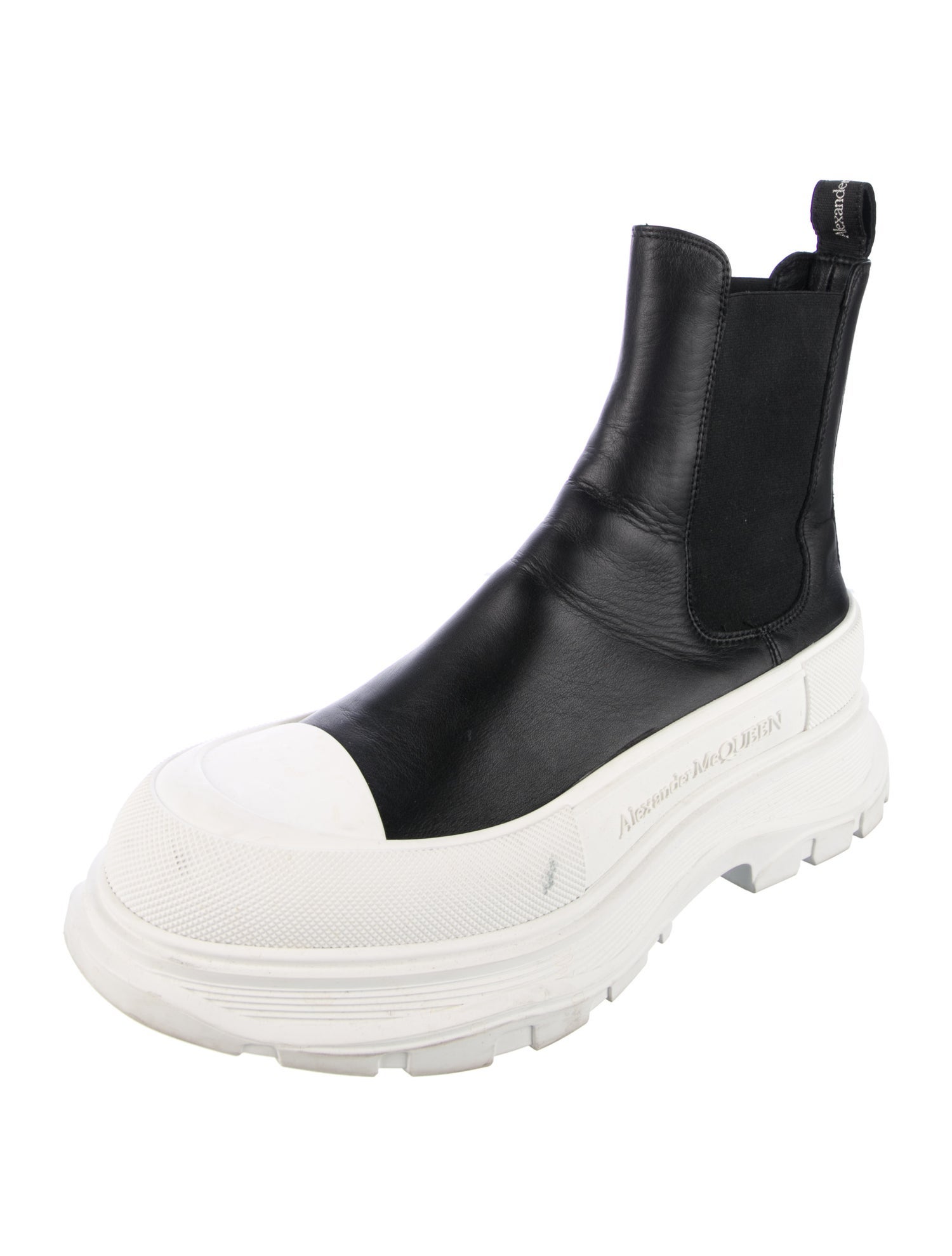 Alexander McQueen Leather Sock Sneakers