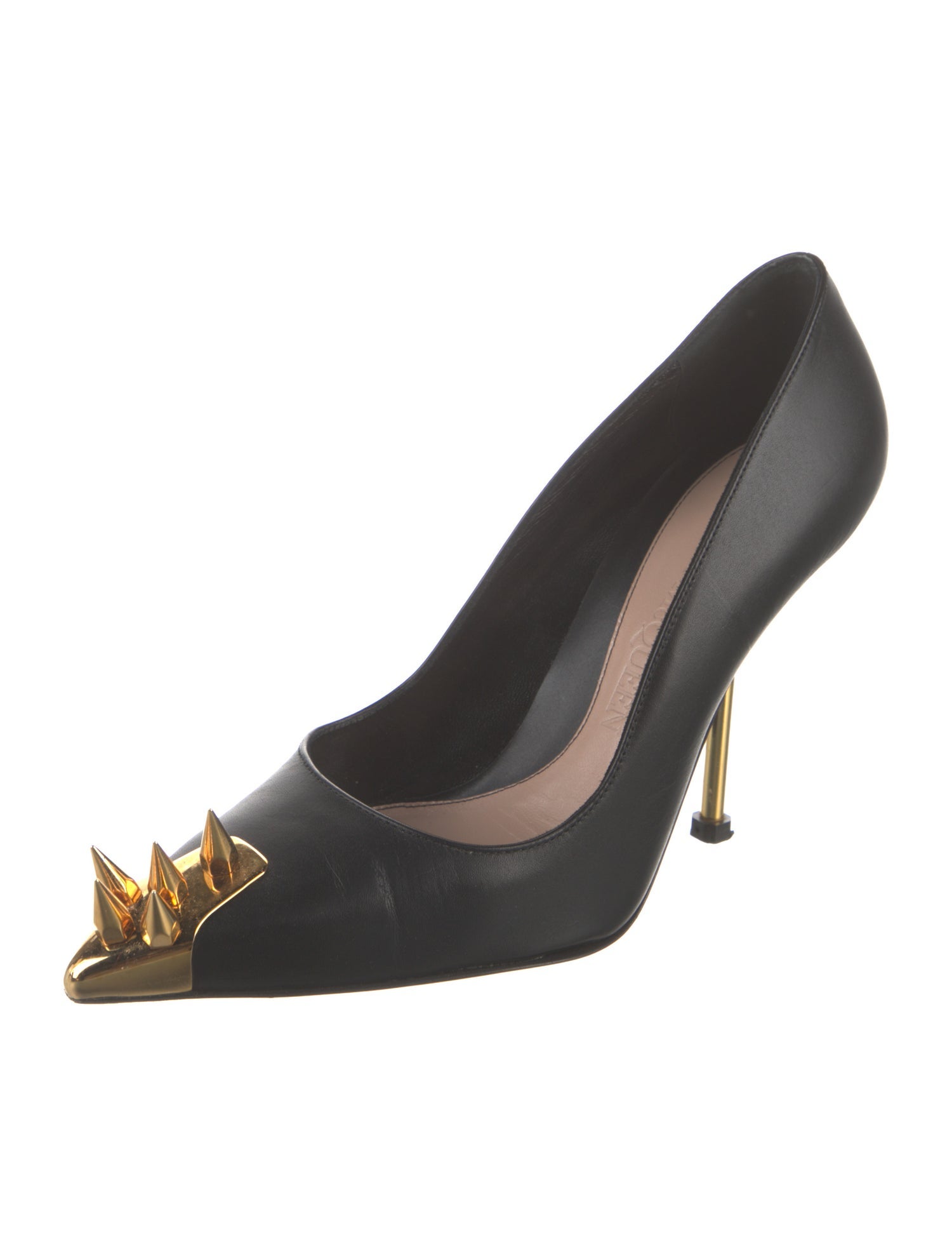 Alexander McQueen Leather Studded Accents Pumps