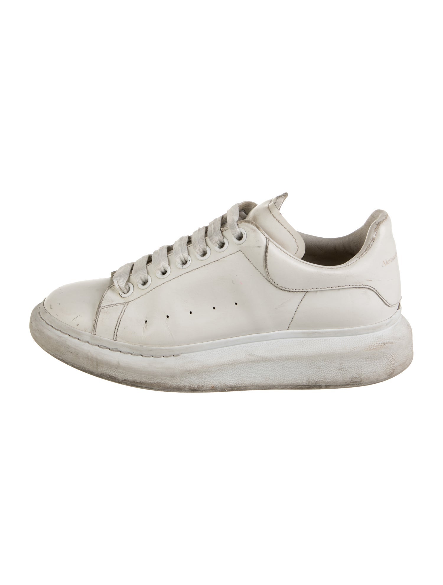 Alexander McQueen Leather Chunky Sneakers