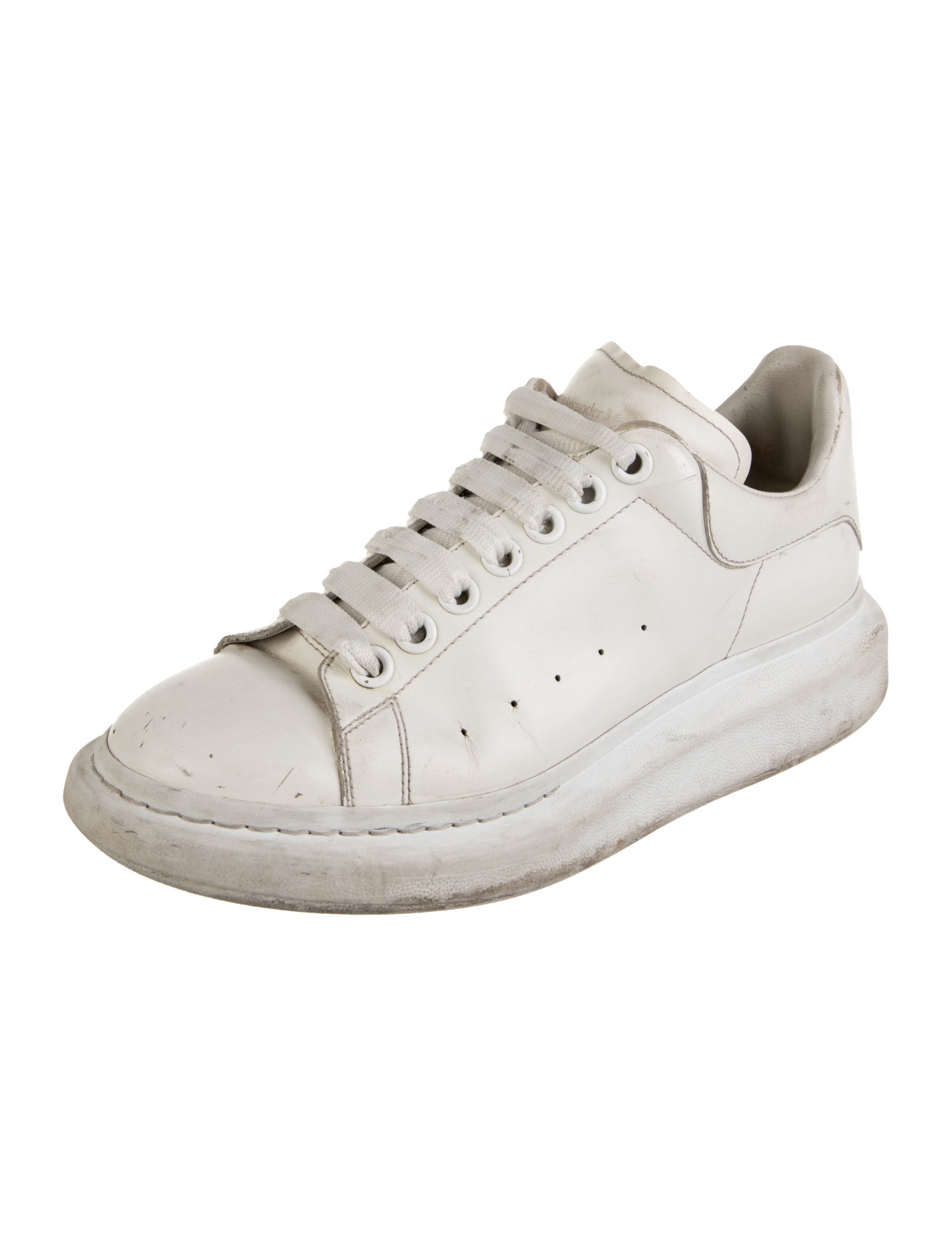 Alexander McQueen Leather Chunky Sneakers