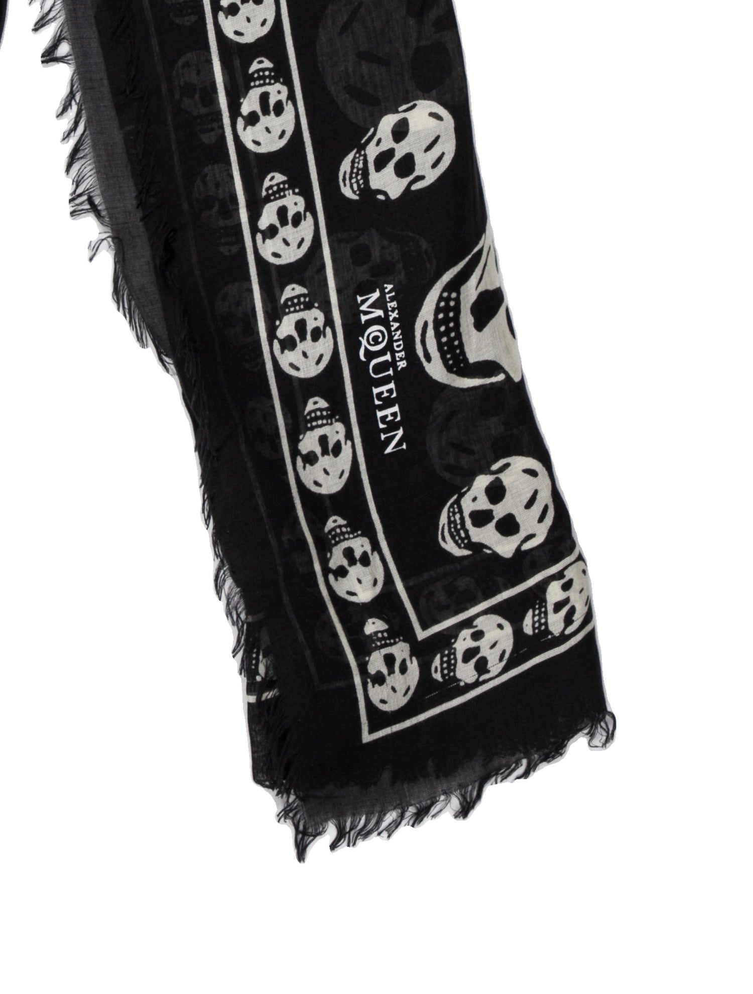 Alexander McQueen Silk Skull Scarf