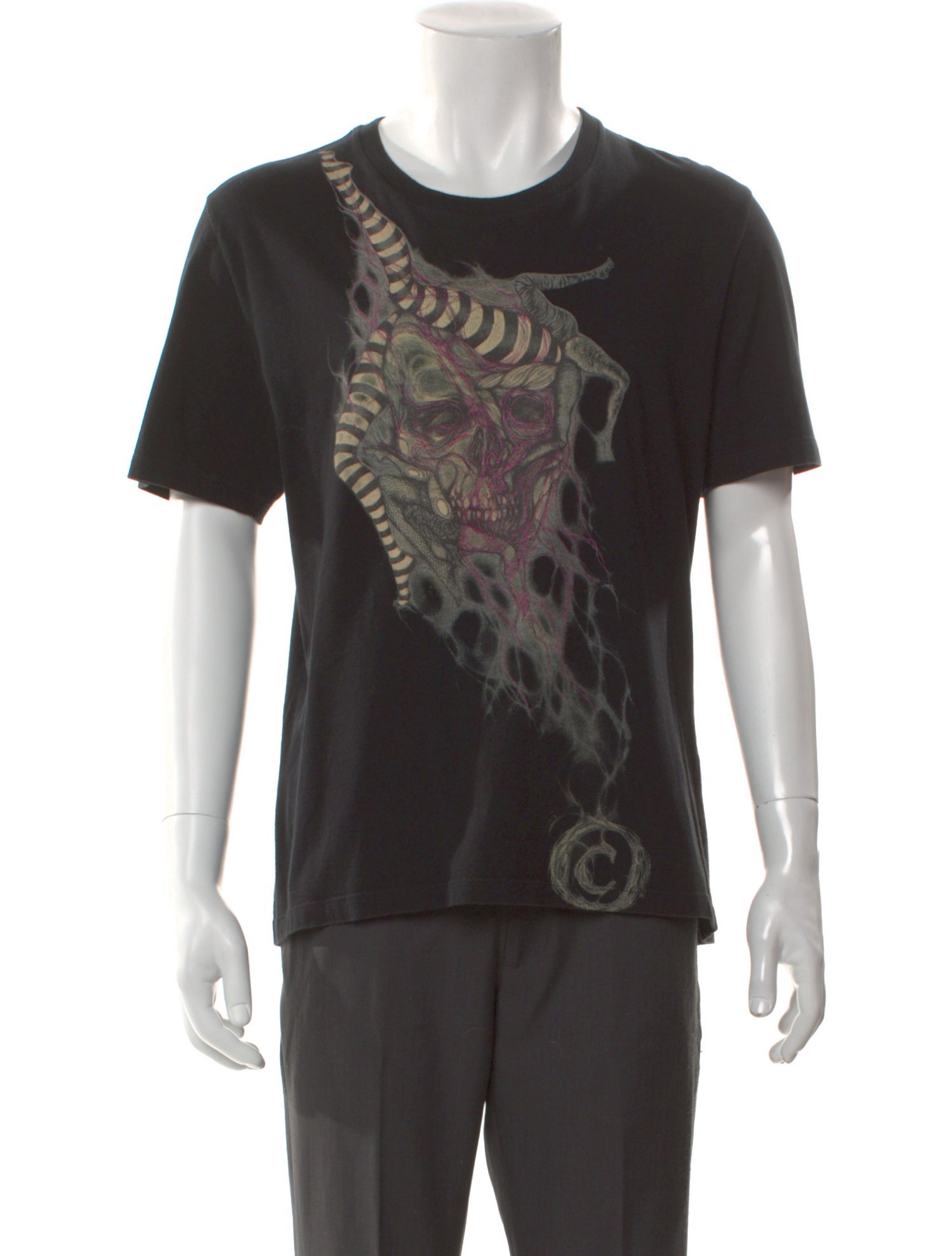 Alexander McQueen Graphic Print Crew Neck T-Shirt