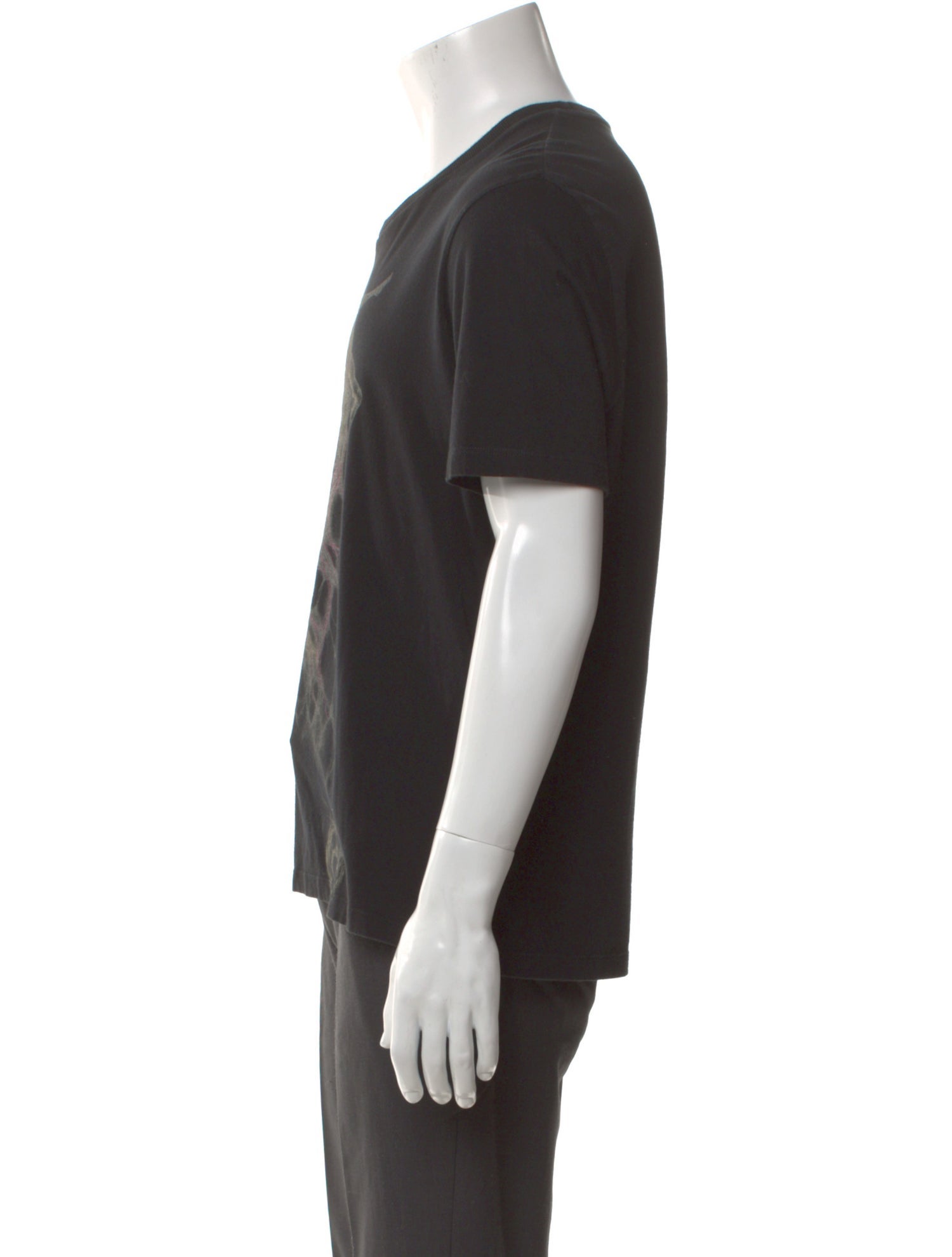Alexander McQueen Graphic Print Crew Neck T-Shirt
