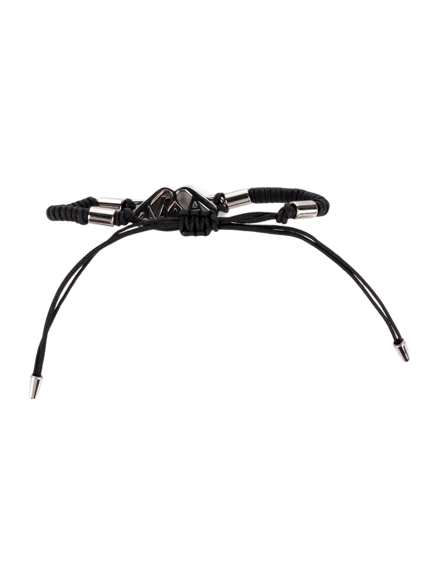 Alexander McQueen Seal Logo Friend Adjustable Bracelet