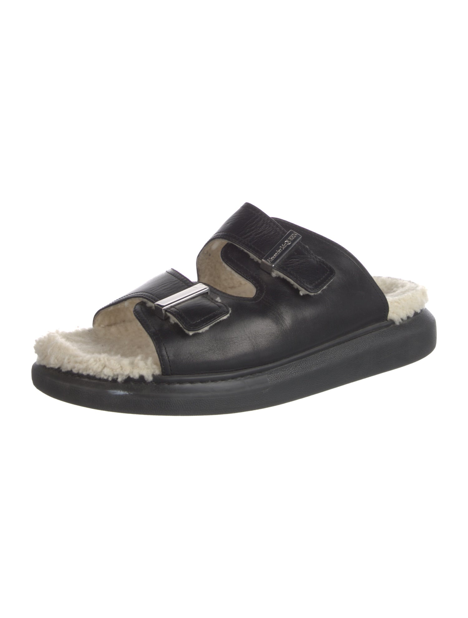 Alexander McQueen Leather Slides