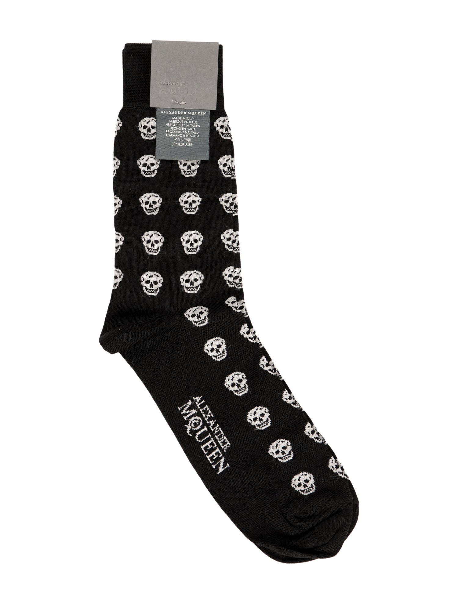 Alexander McQueen Skull Long Socks
