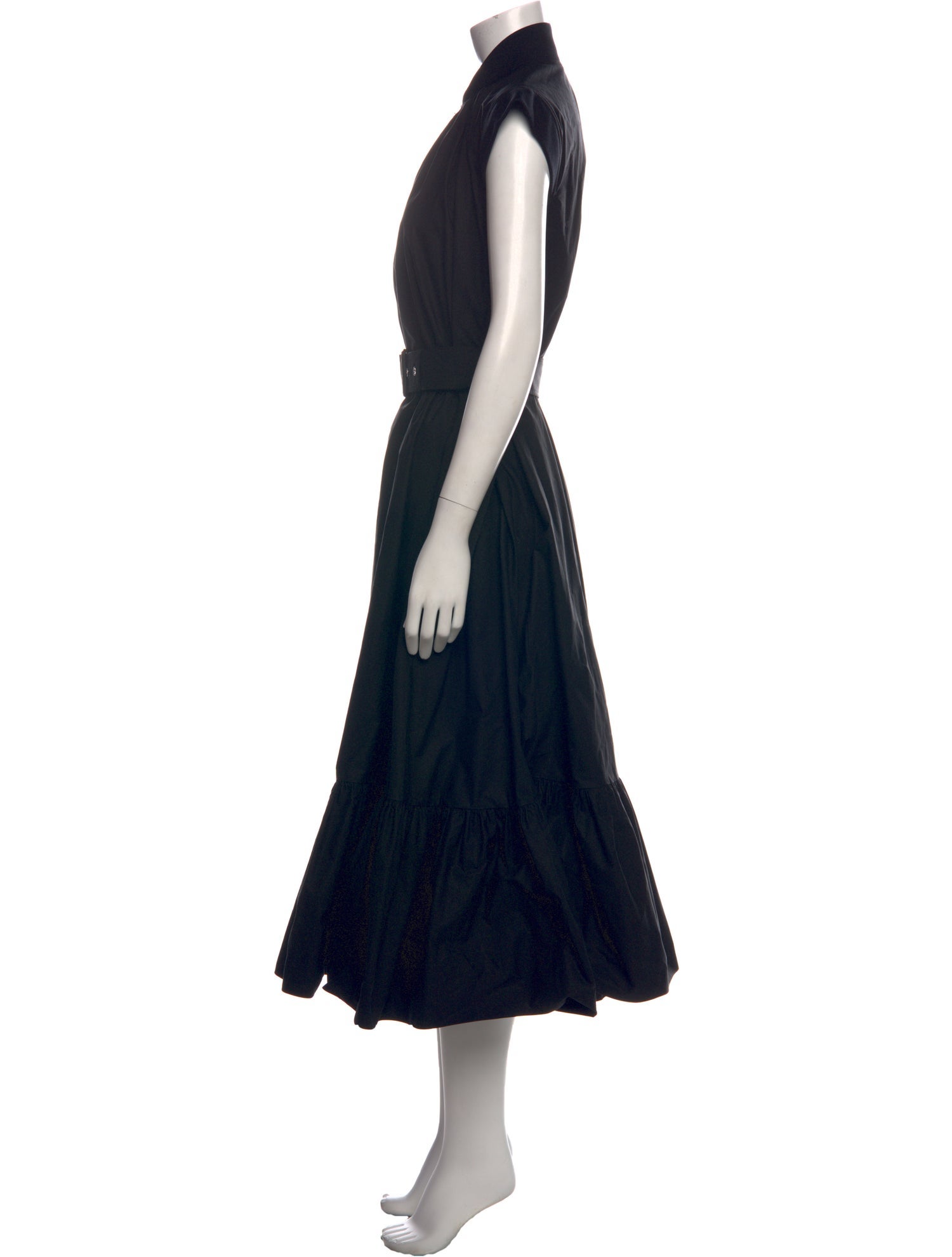 Alexander McQueen Silk Midi Length Dress