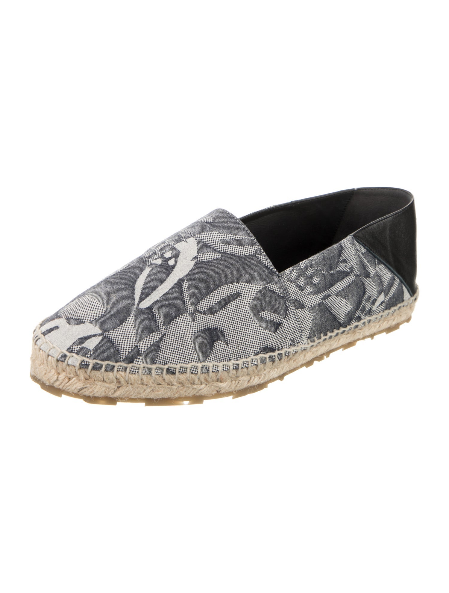 Alexander McQueen Skull Canvas Espadrilles