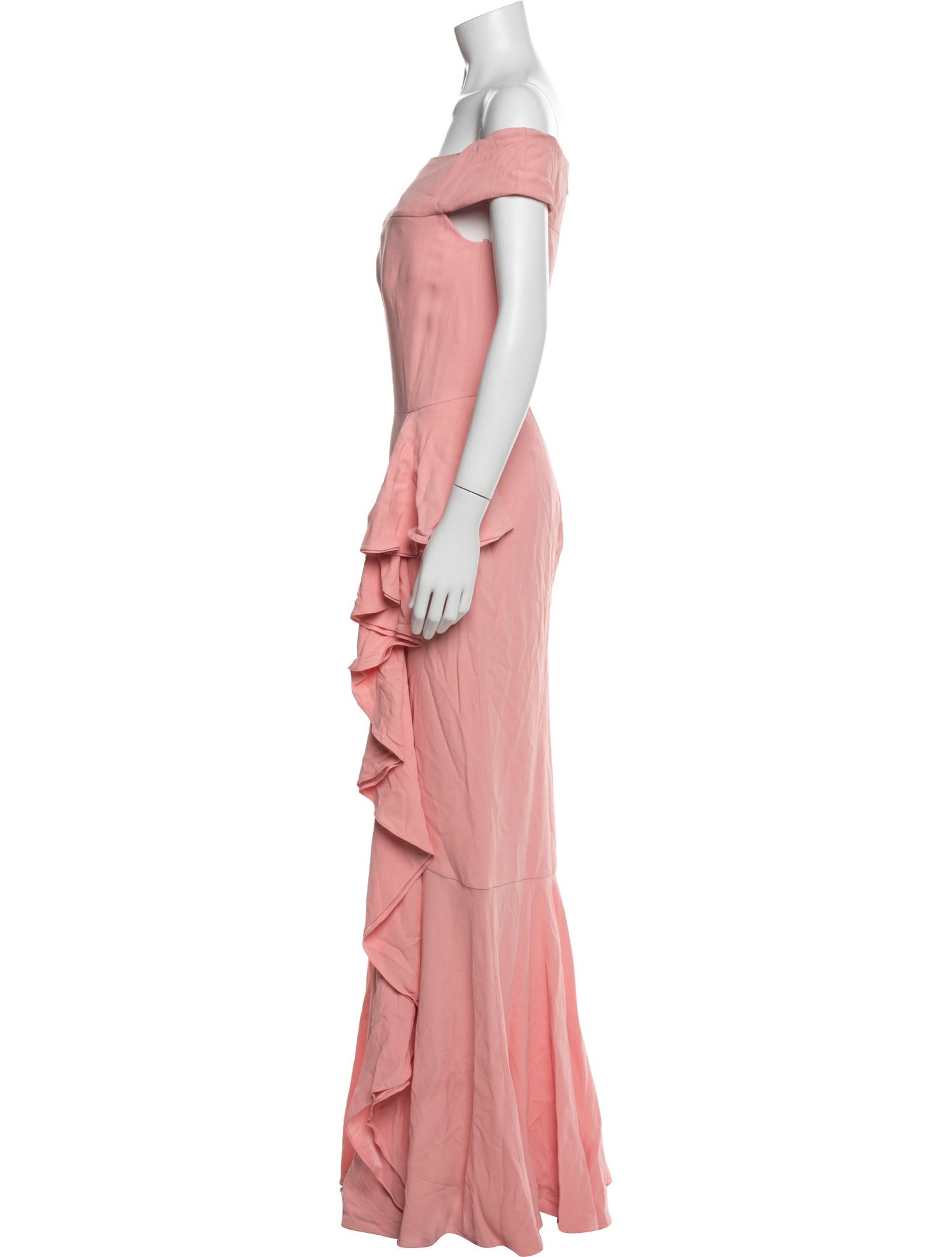 alexander mcqueen pink dress Exploded Tulle Bustier In Rose Mix designed to mimic pieces owned by British aristocrats who would wear their clothes until they practically fell apart Alexander McQueen Off-The-Shoulder Long Dress