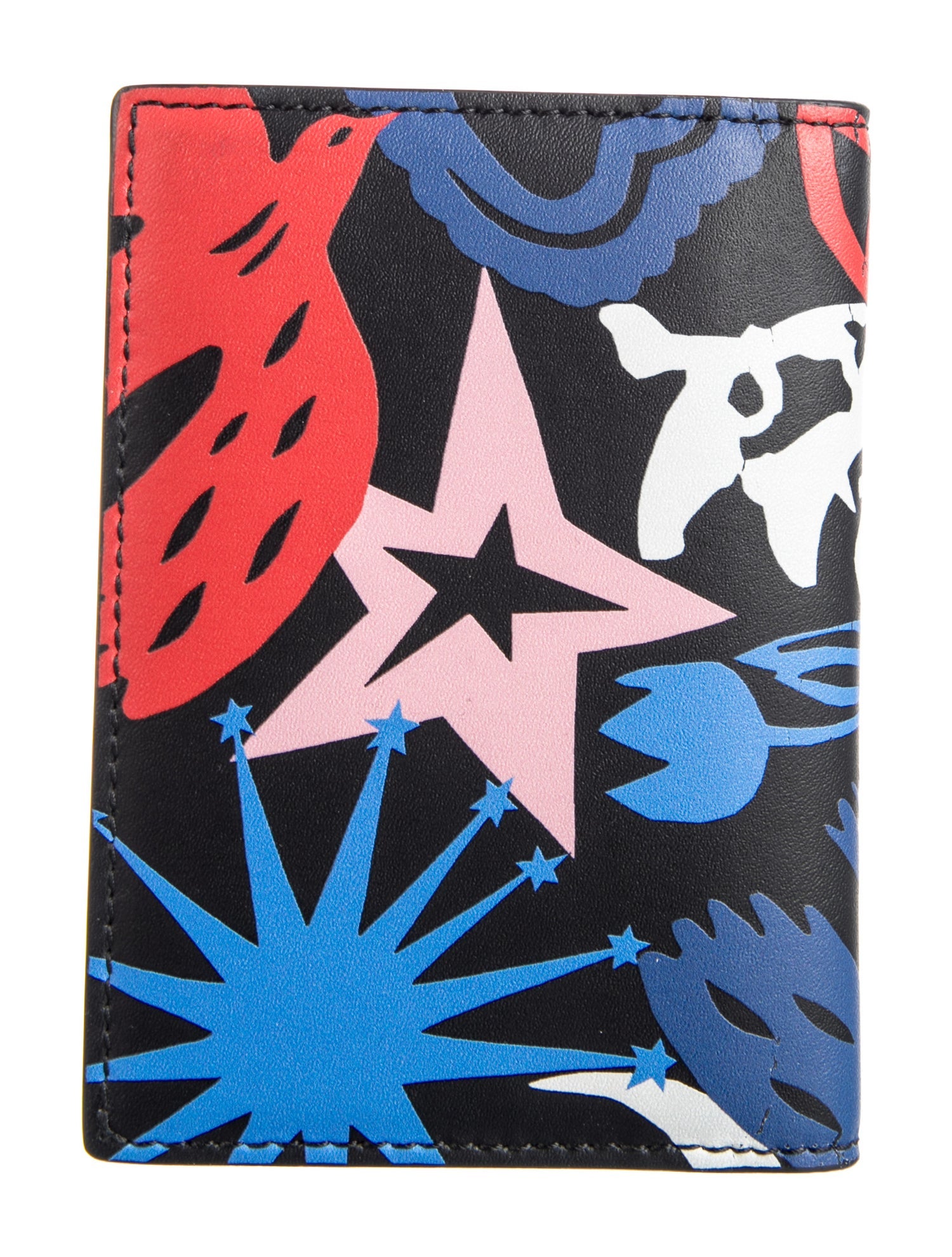Alexander McQueen Leather Printed Bifold Wallet