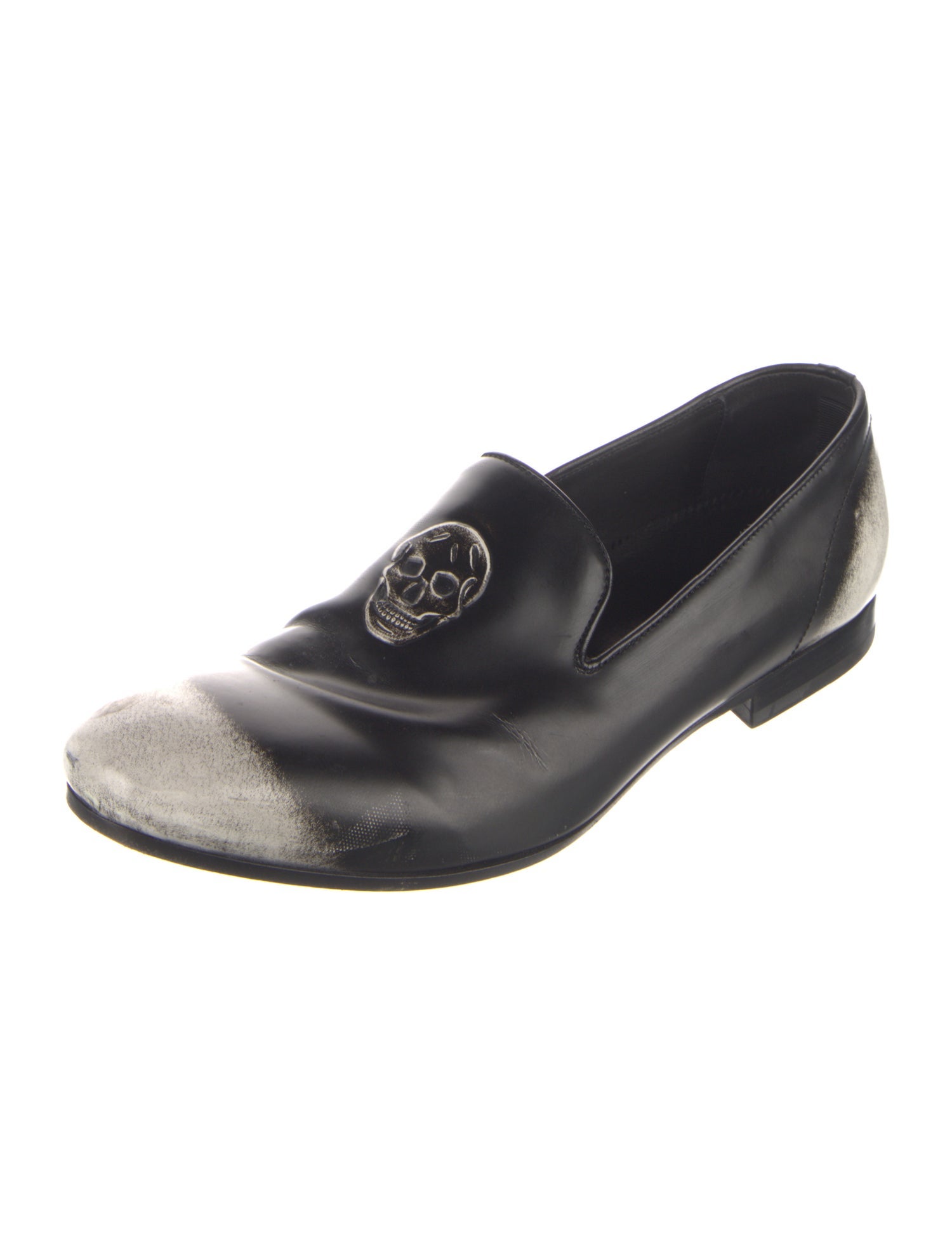 Alexander McQueen Skull Leather Loafers