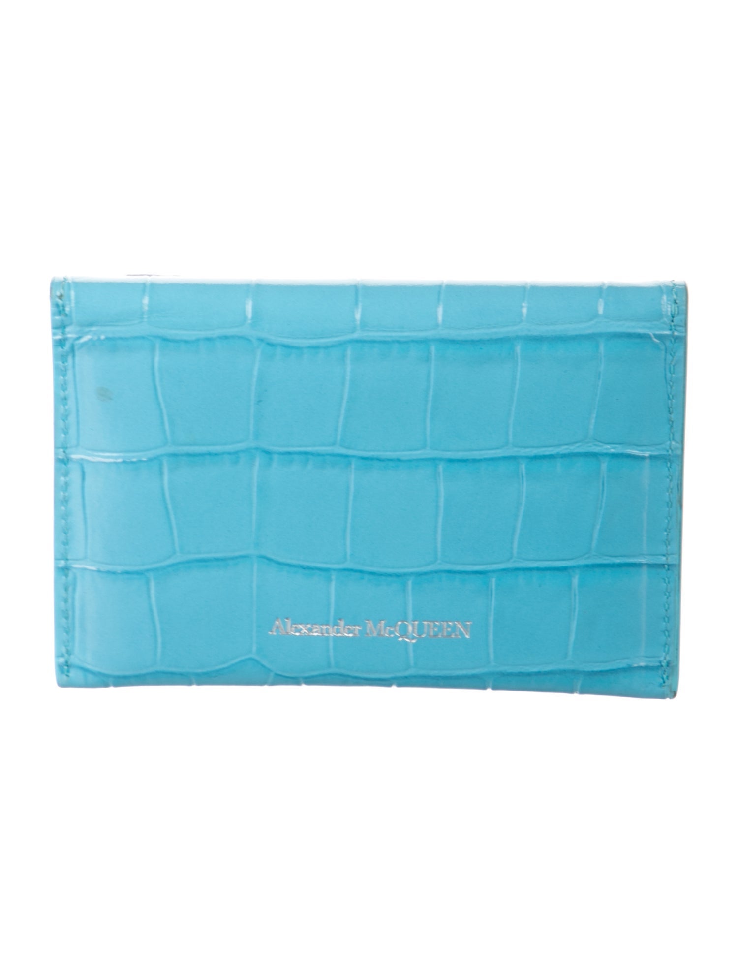Alexander McQueen Skull Leather Card Holder