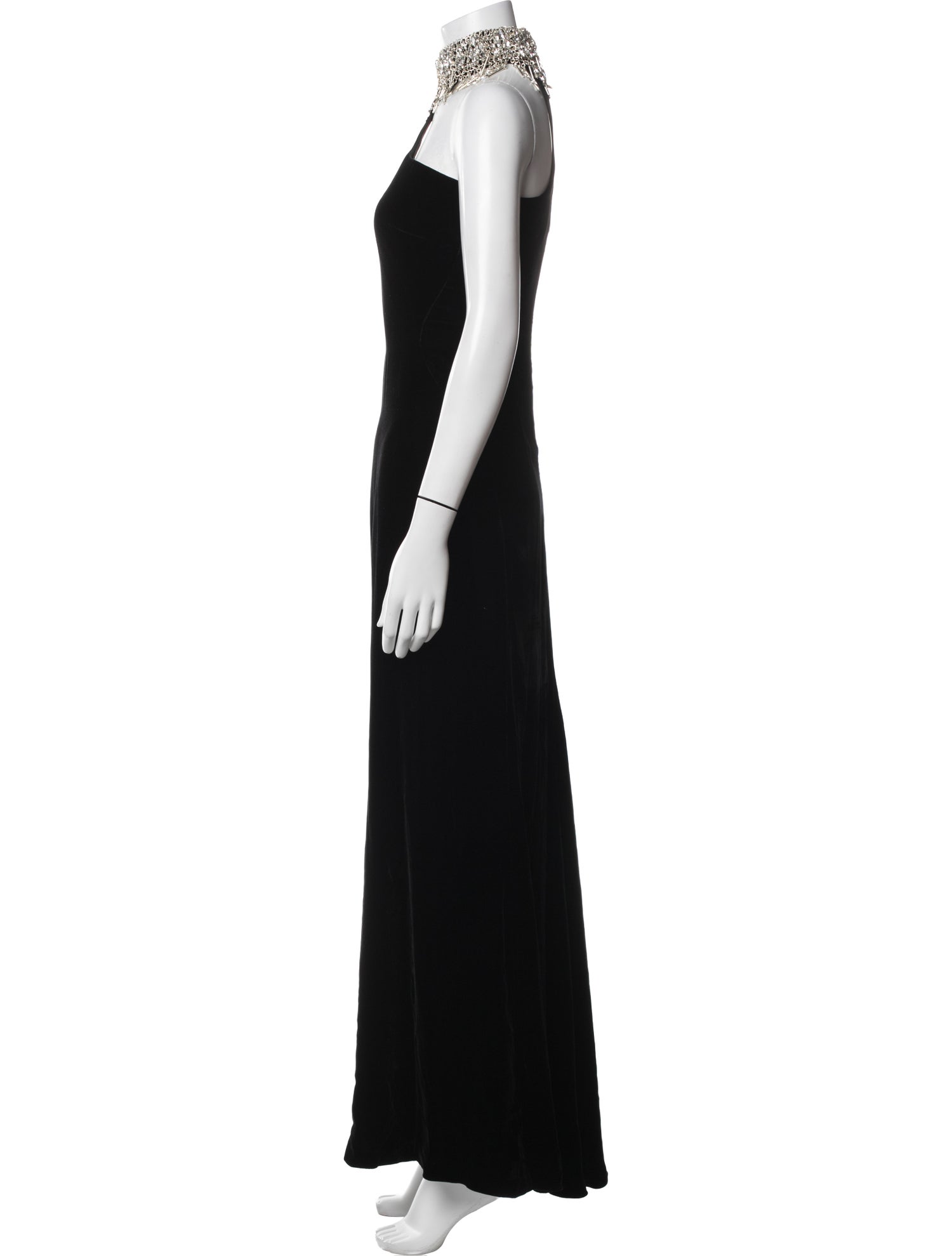 Alexander McQueen Velvet Long Dress