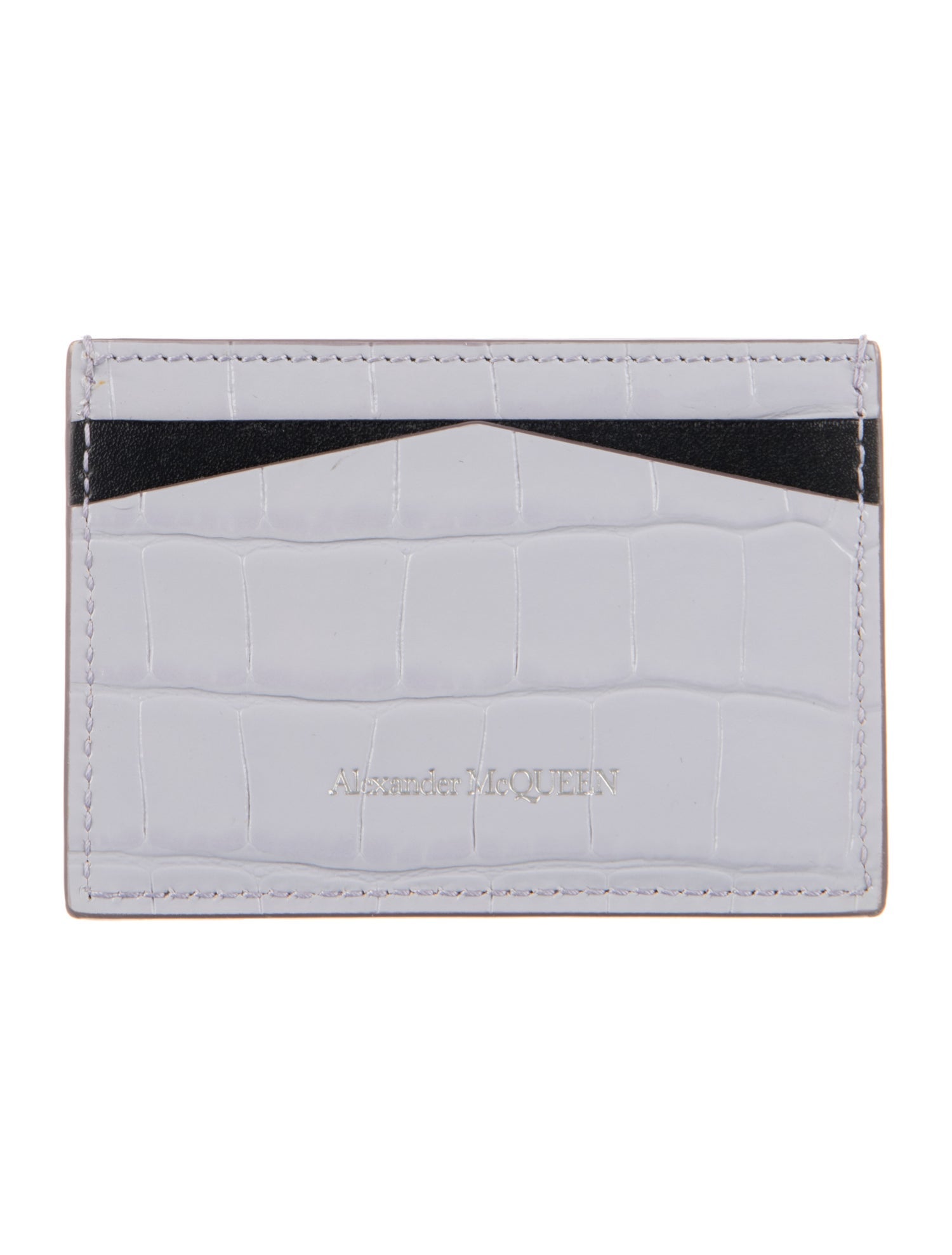 Alexander McQueen Embossed Leather Wallet