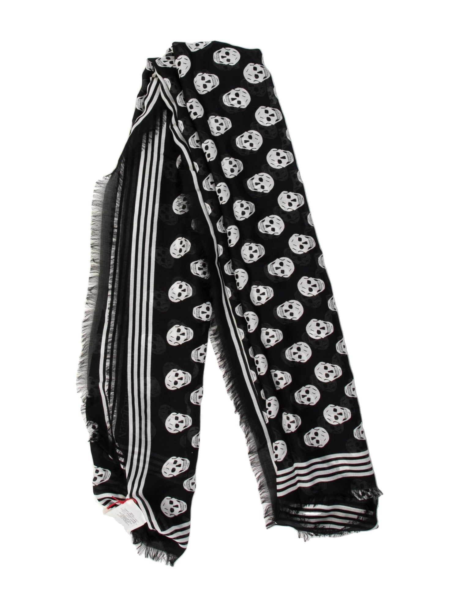 Alexander McQueen Skull Printed Scarf w/ Tags