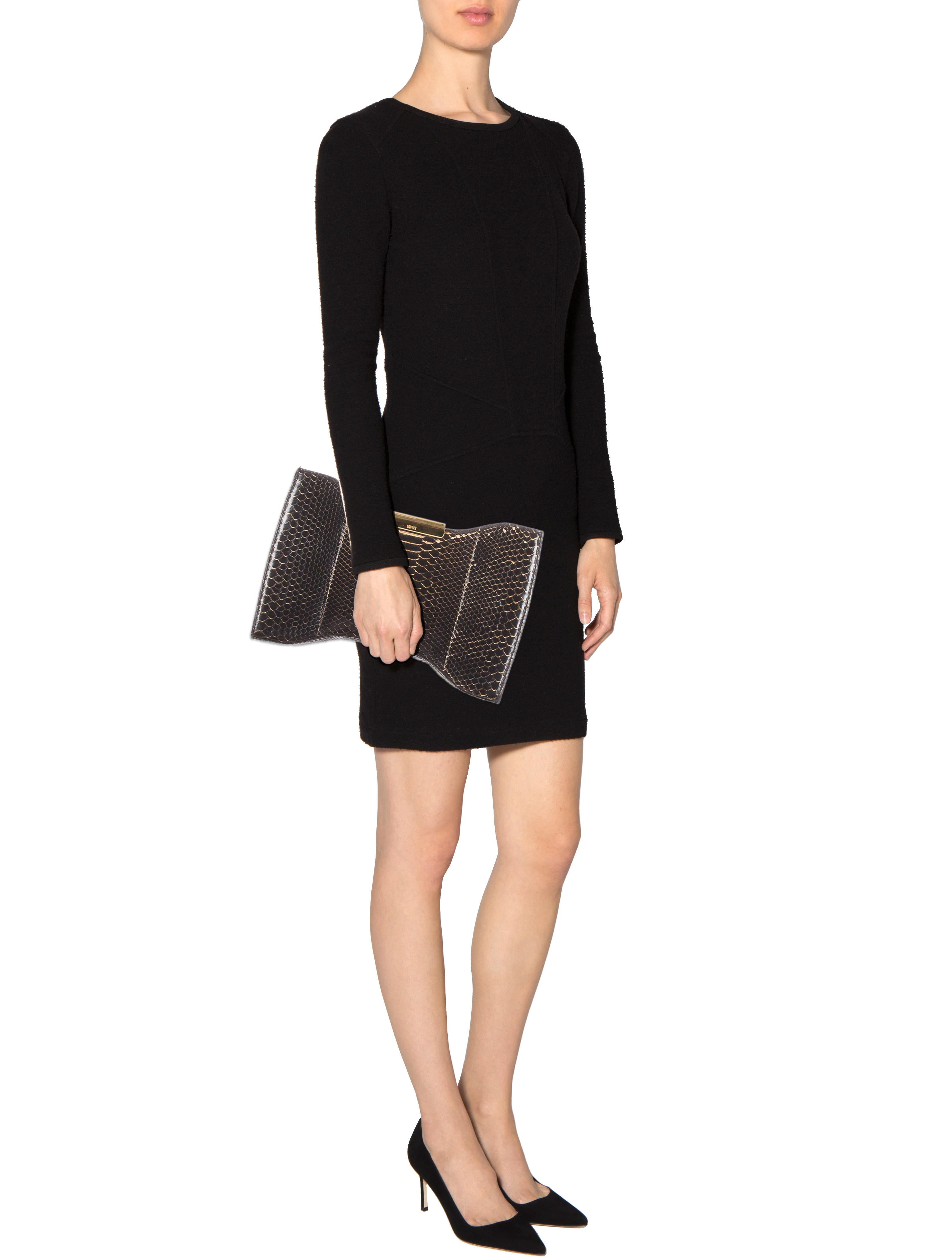 Alexander McQueen Large Python Clutch