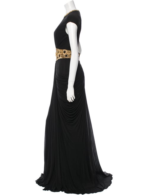 Alexander McQueen Embellished Evening Dress Clothing ALE34637 The