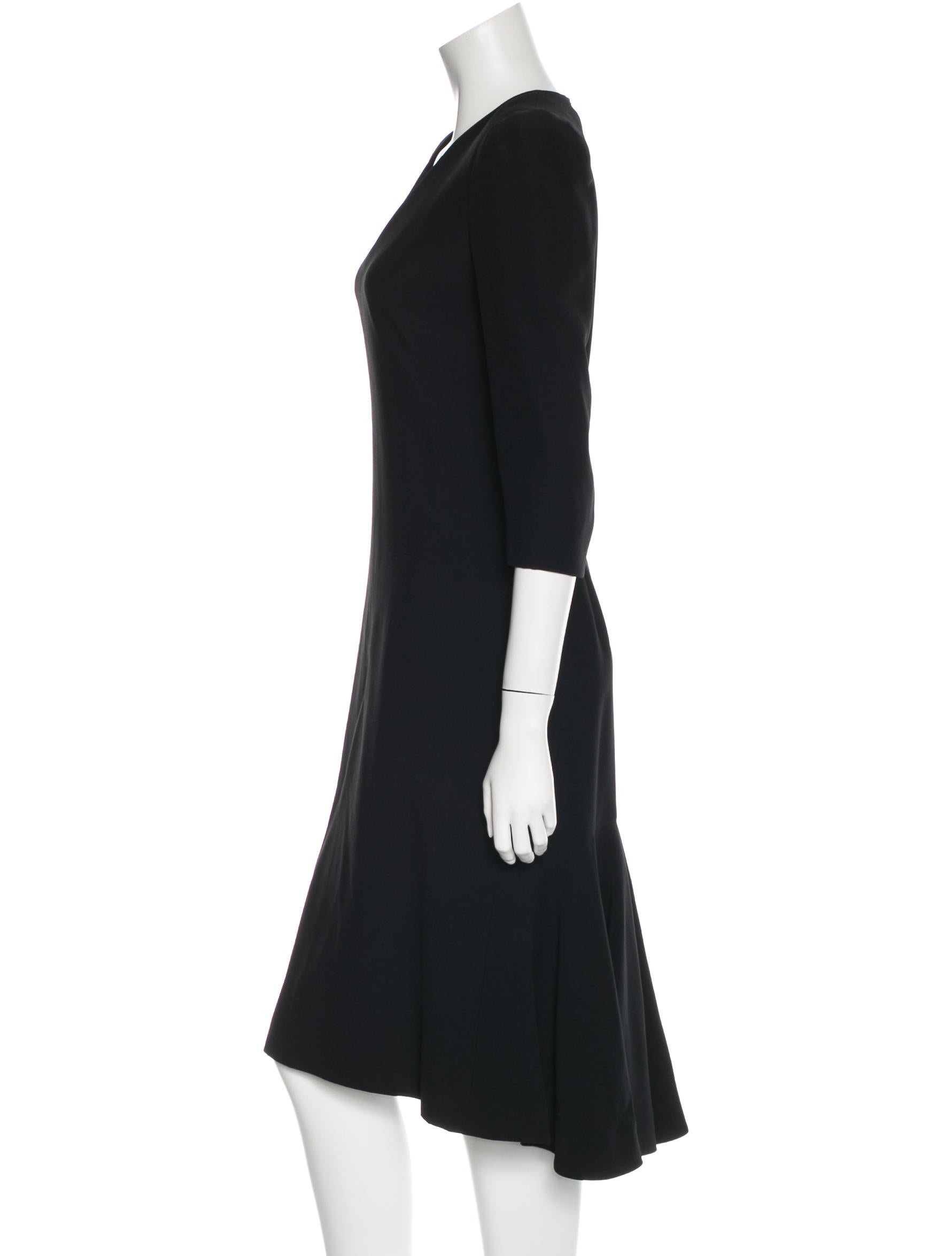 structured volume midi dress