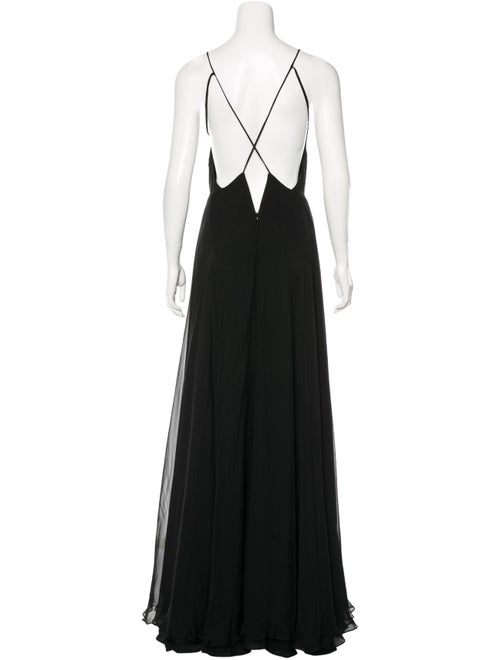 Alexander McQueen Silk Evening Dress Clothing ALE35358 The RealReal