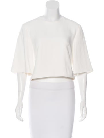 Alexander McQueen Flared Crop Top w/ Tags